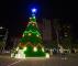 新營文化中心燈區聖誕樹(南市觀旅局提供)