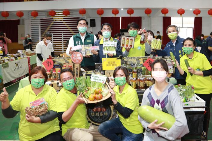 本活動邀集臺南農漁會、青農、農再社區及優質業者等共41個單位參展