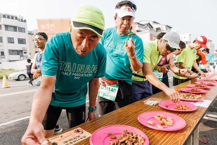 2022臺南古都國際半程馬拉松美食補給站