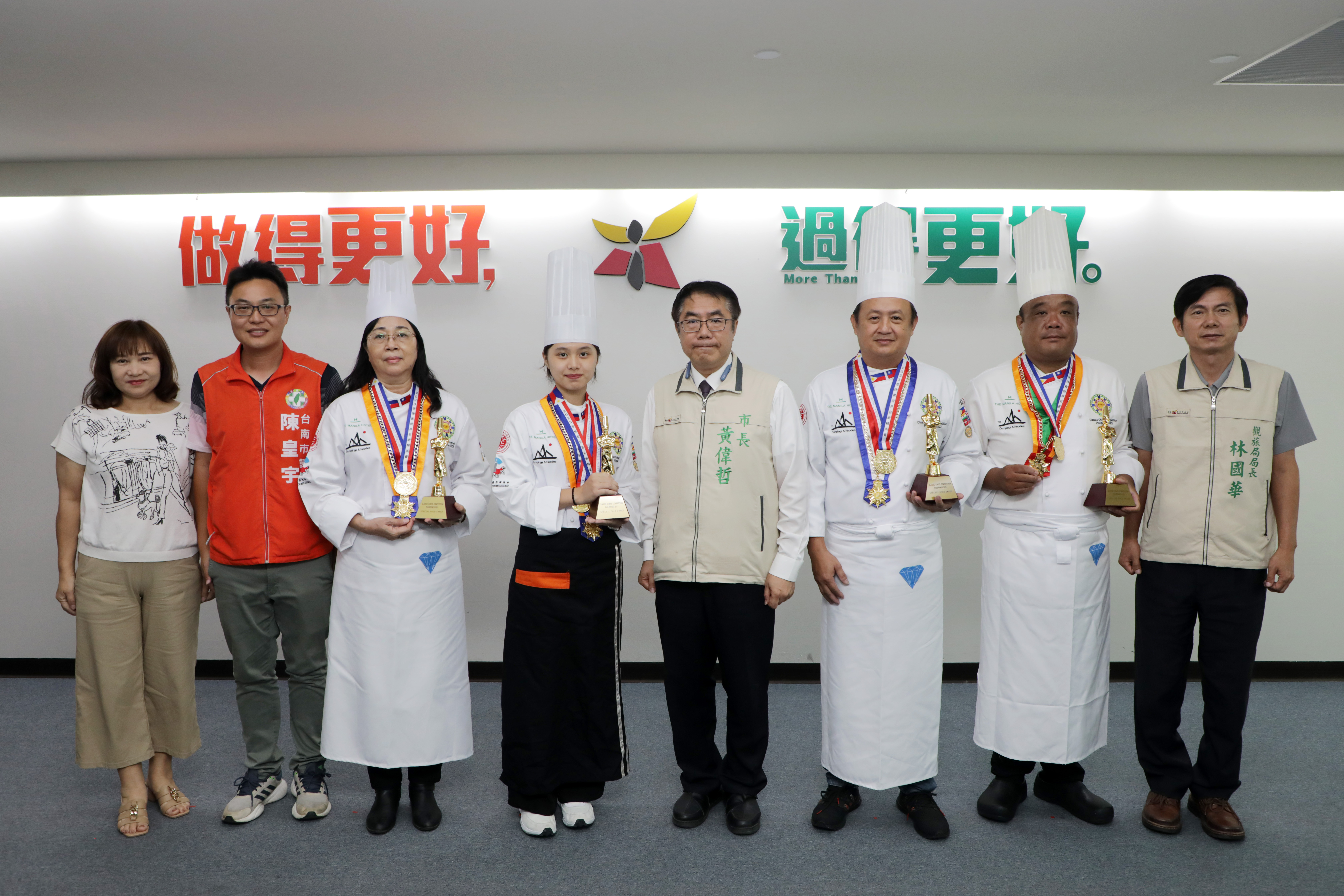 南市廚師獲世界名廚菁英賽大獎肯定  黃偉哲：透過廚藝讓世界看見台南
