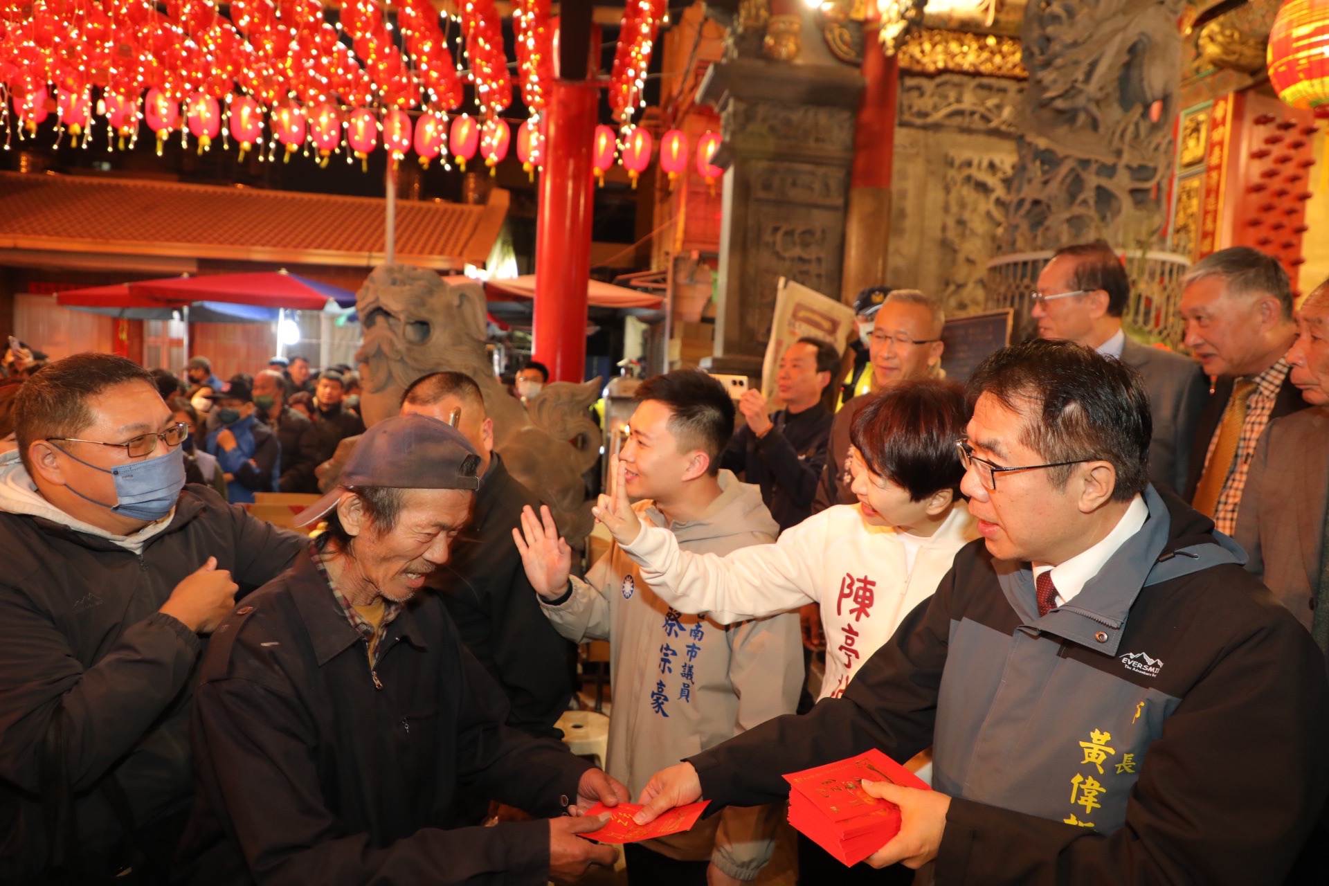 鹿耳門天后宮《年夜祭》登場  黃偉哲祈願國運昌隆市民安康