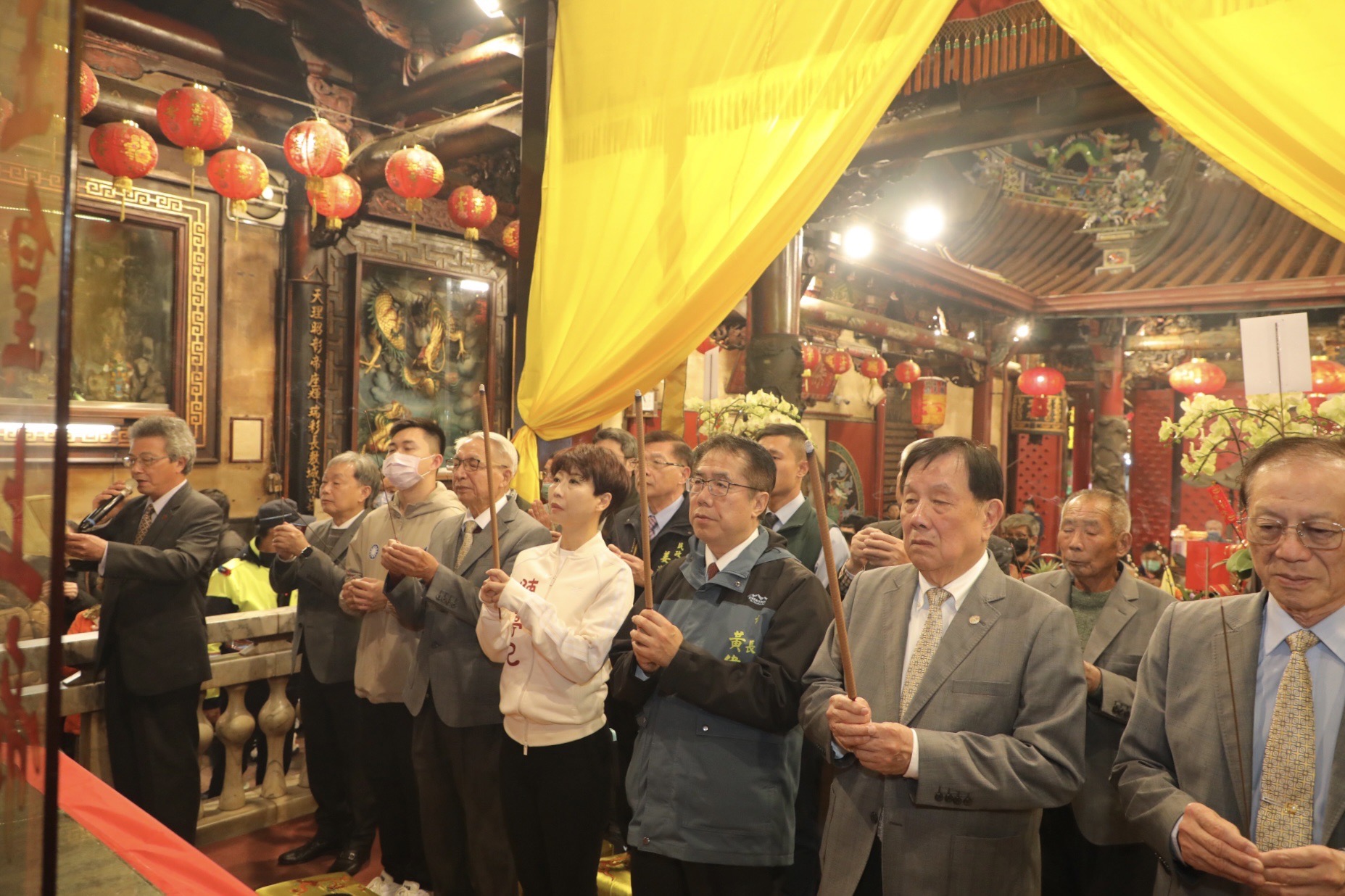 鹿耳門天后宮《年夜祭》登場  黃偉哲祈願國運昌隆市民安康