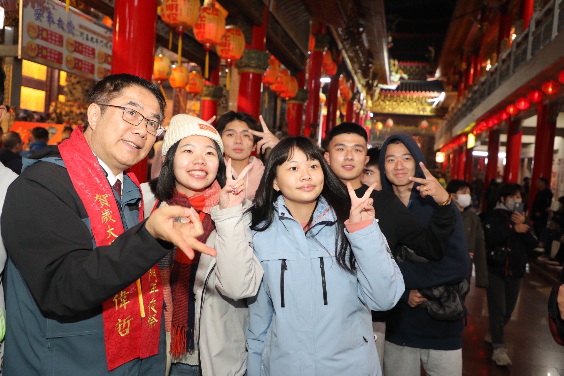 鹿耳門天后宮《年夜祭》登場  黃偉哲祈願國運昌隆市民安康