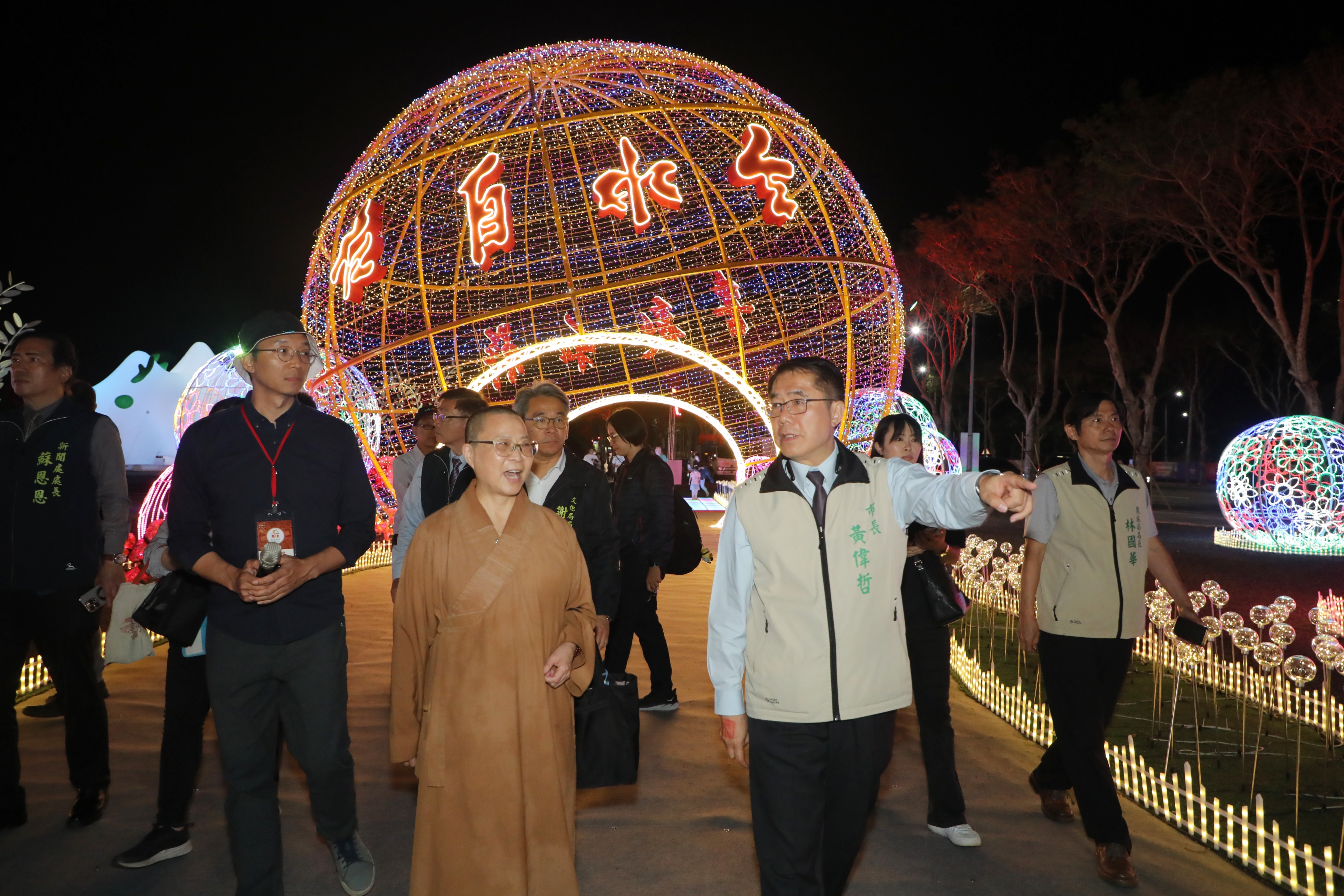 視察高鐵燈區進度  黃偉哲：2/24元宵節點燈，歡迎來臺南小過年