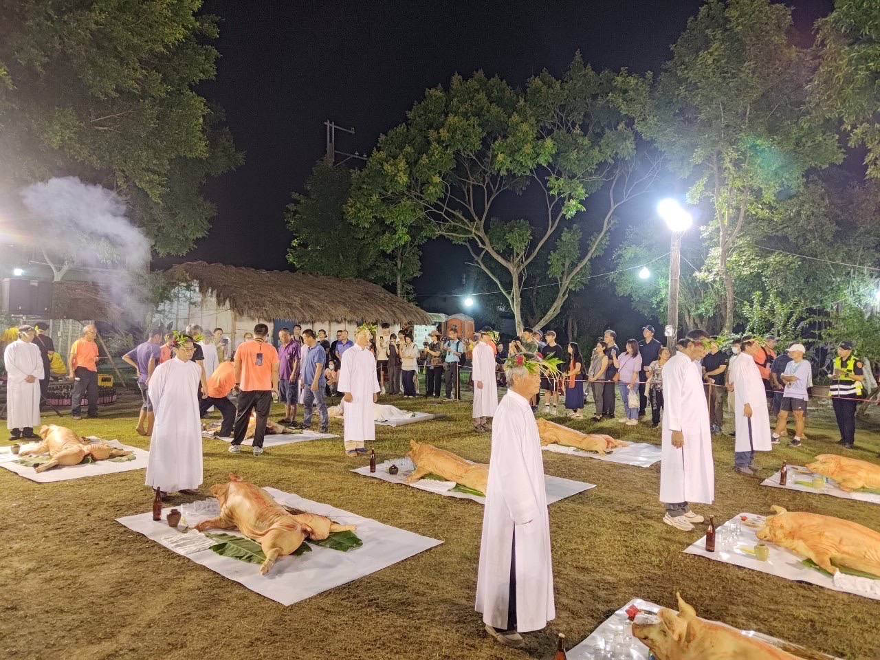 北頭洋夜祭復辦26年　再現西拉雅走標及狩獵習俗