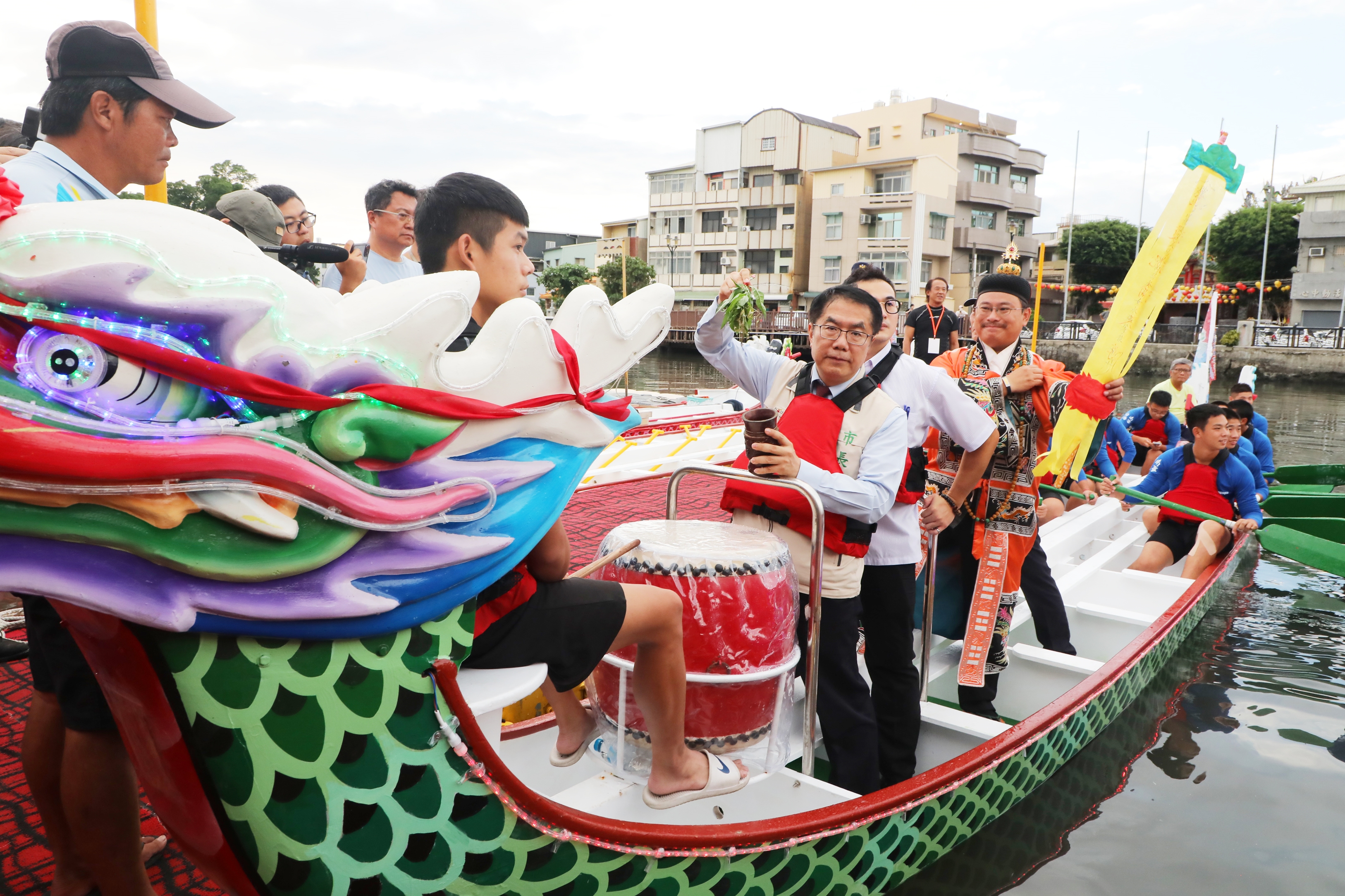 2024台南國際龍舟錦標賽熱鬧開幕 黃偉哲揪大家來台南過端午賞龍舟競賽