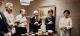 黃市長與大阪市議員(右一、右二)以及永野孝男前議員(右三)會面