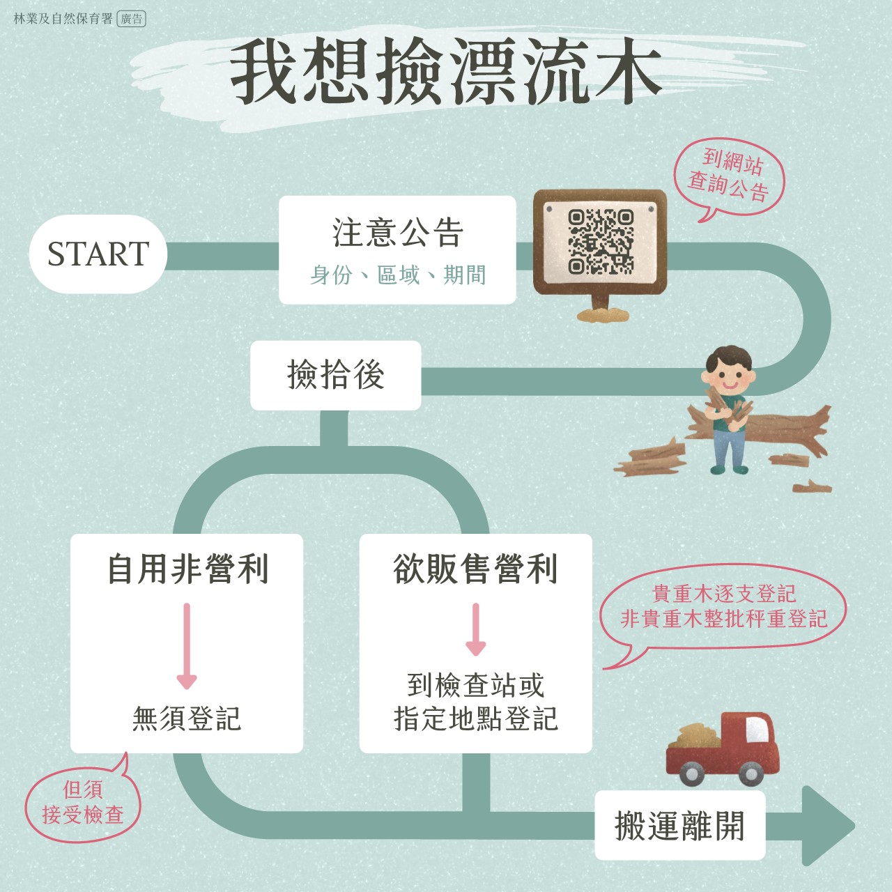 臺南市開放市民自8/9起自由撿拾漂流木