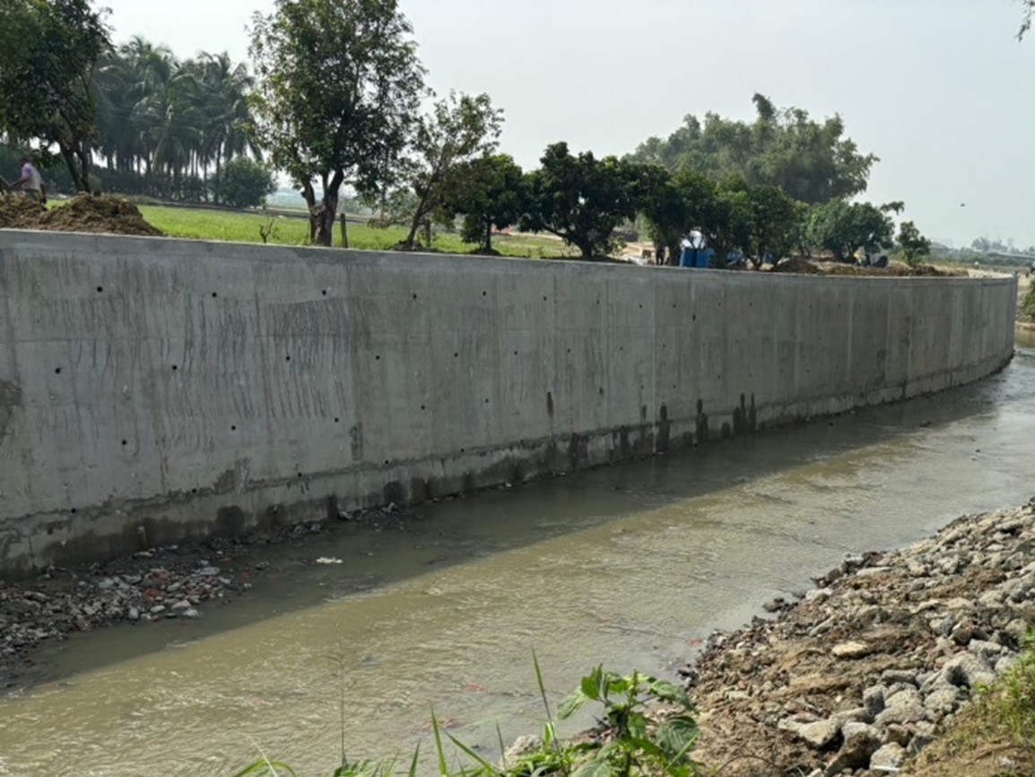 新化區烏鬼厝溪排水災後復建工程完工 恢復排洪功能，強化防汛量能