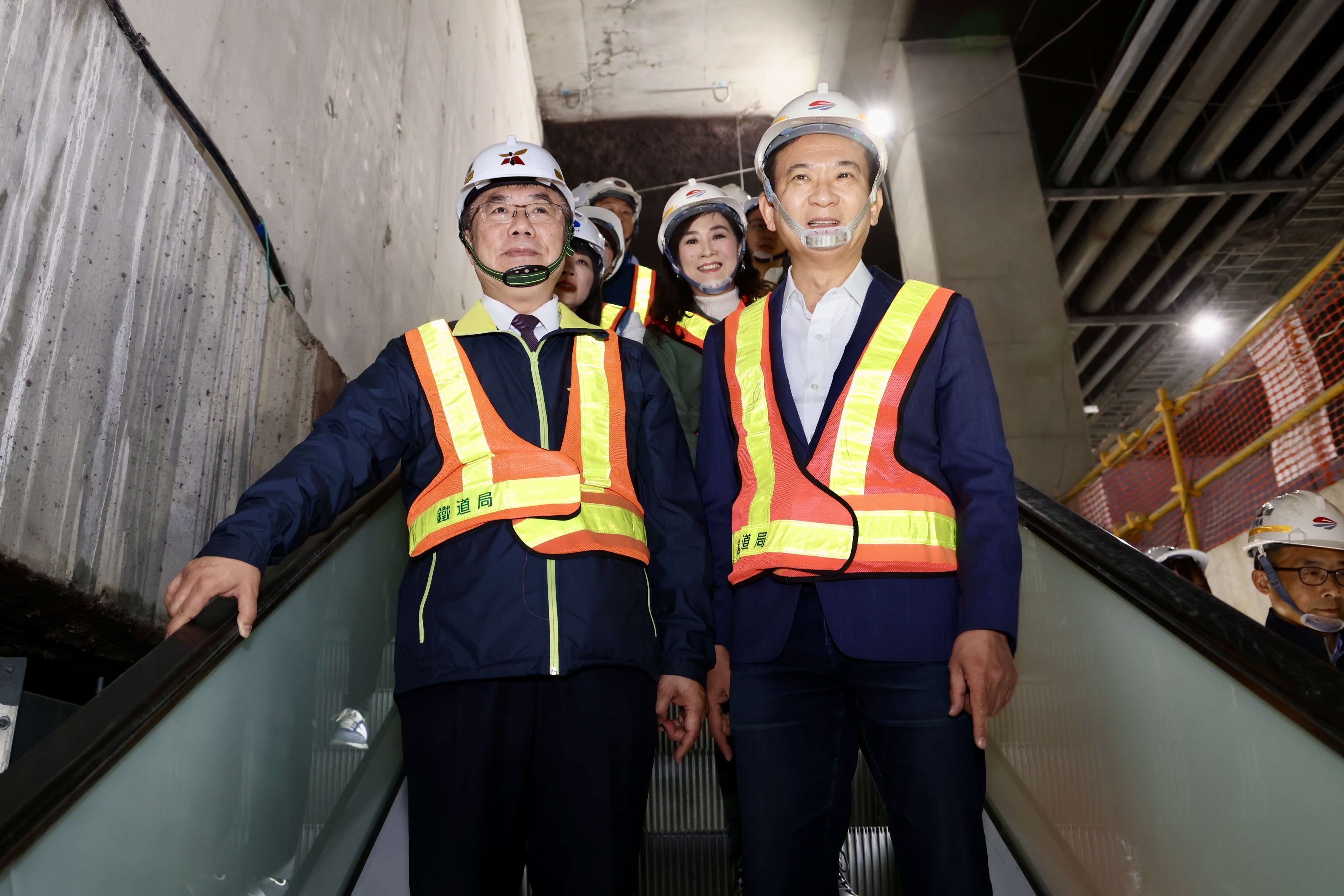 黃偉哲陪同立院考察臺南鐵路地下化工程 期許早日通車讓市民生活更便利