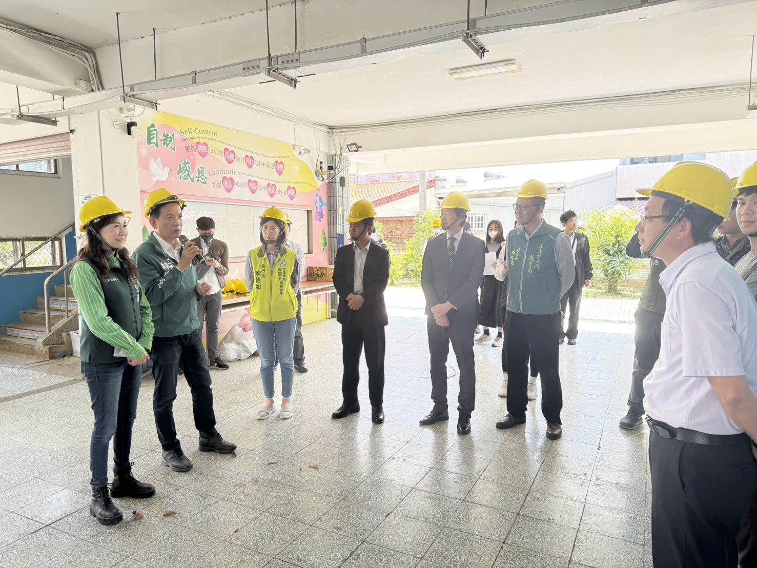 中央地方協力啟動0121楠西地震校舍重建 立法院教育及文化委員會考察東山國中、楠西國小、楠西國中