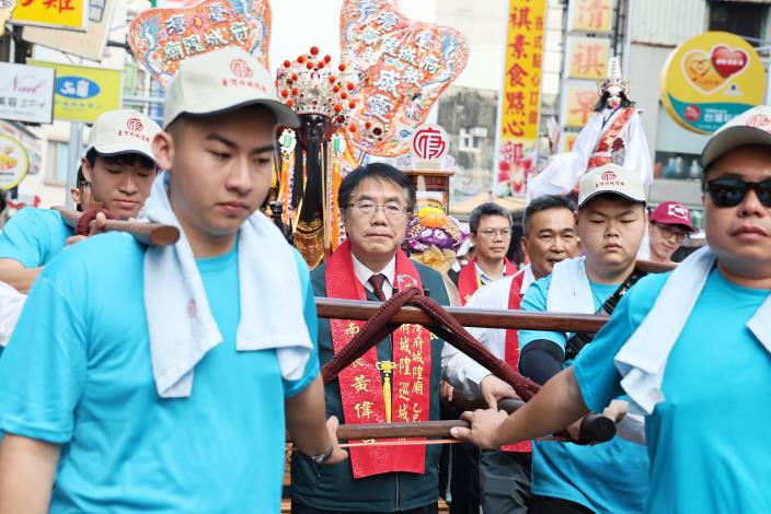 全台11城隍爺齊聚府城共巡城 黃偉哲盼公私協力傳遞優質宗教文化