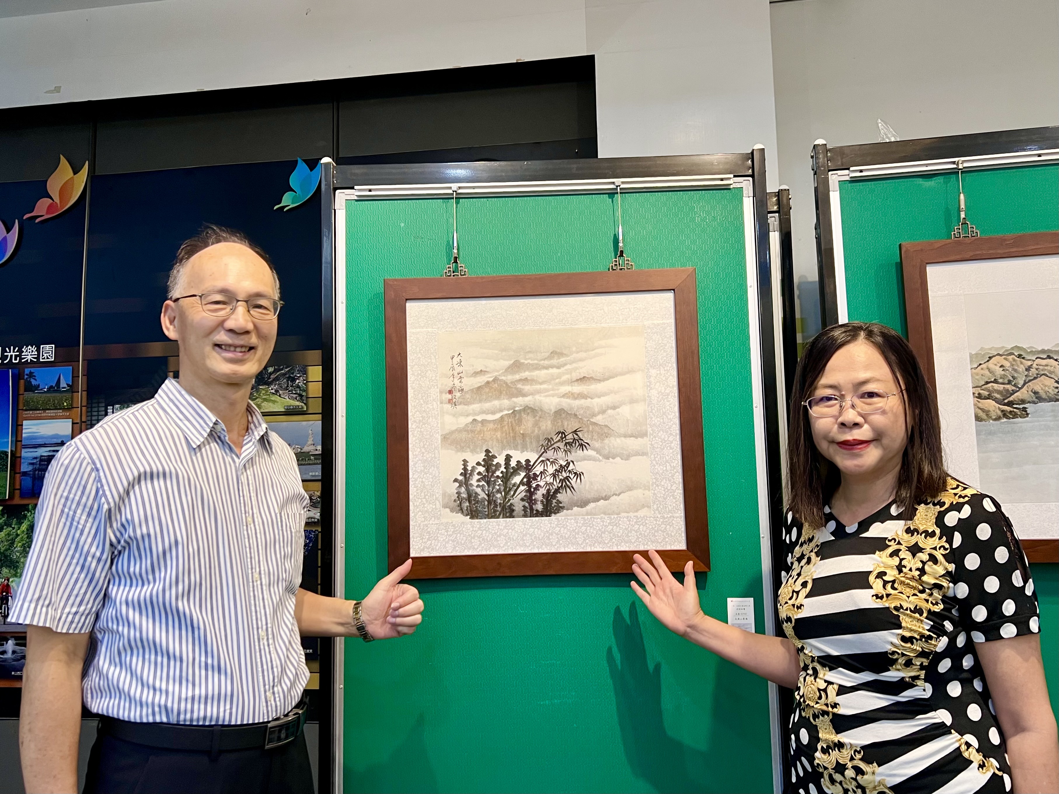 一修•玫琪水墨畫雙人展--好柿結雙