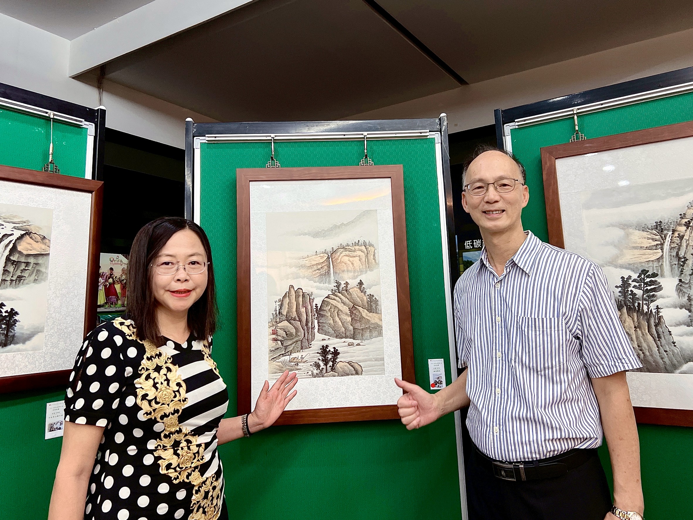 一修•玫琪水墨畫雙人展--好柿結雙