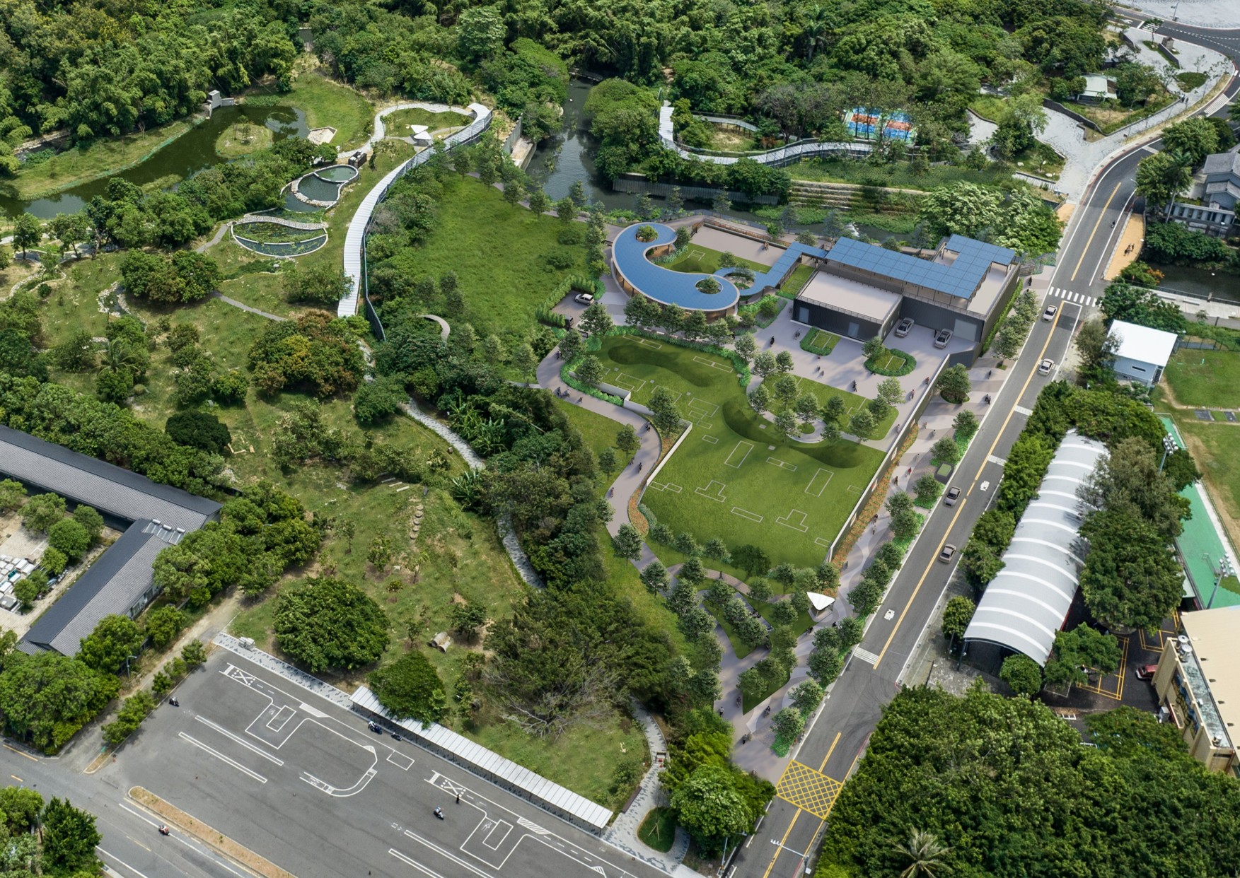黃偉哲市長整合市府資源持續優化竹溪哈赫拿爾森林