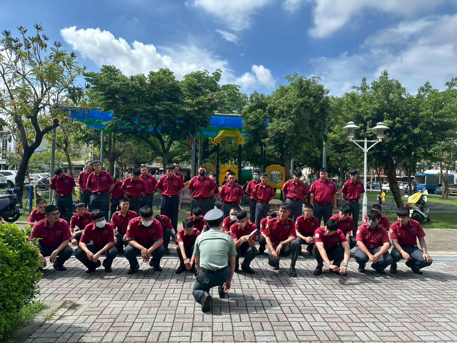 替代役法紀教育在職訓練 台南落實役男民防勤務訓練