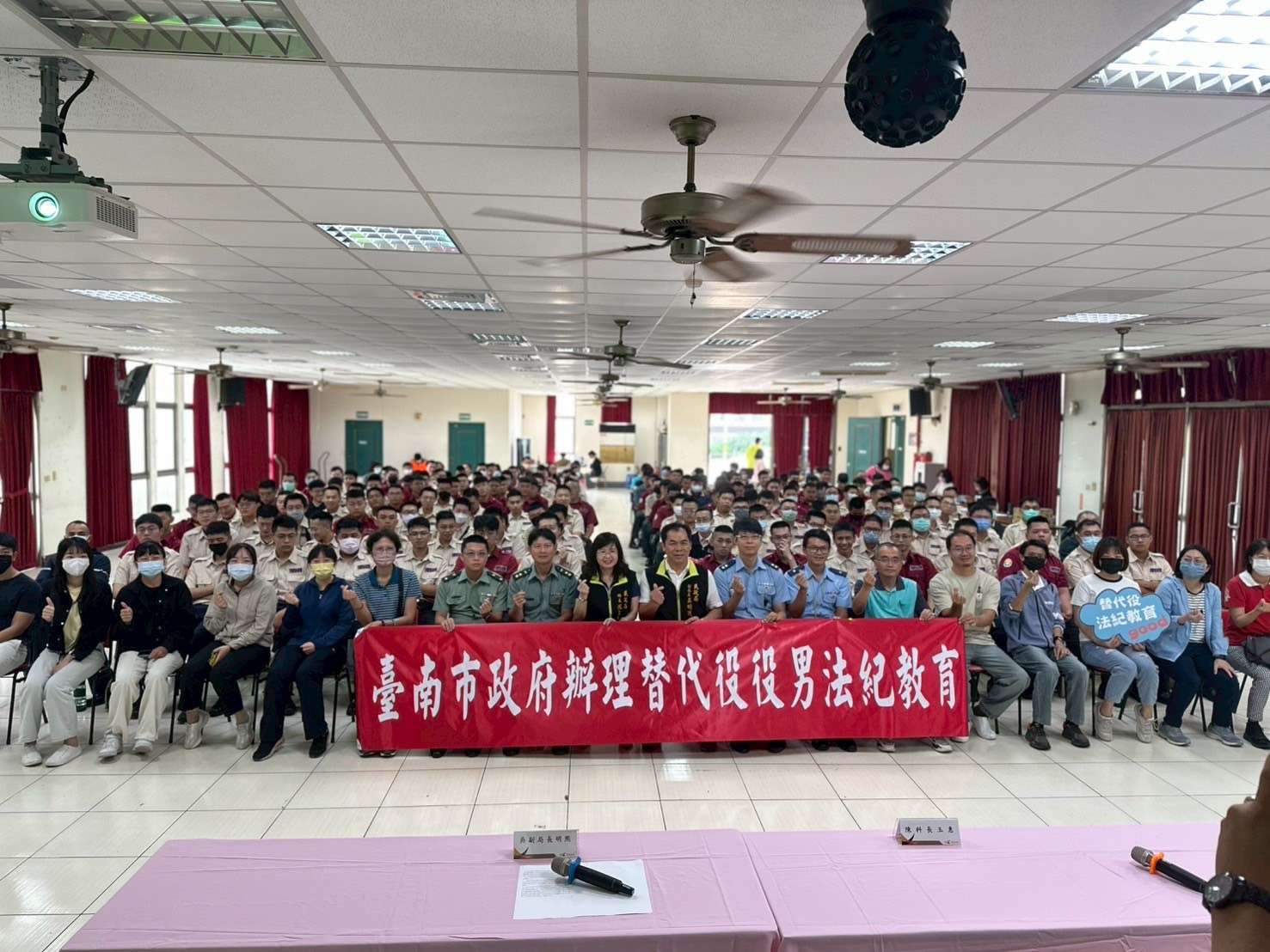替代役法紀教育在職訓練 台南落實役男民防勤務訓練