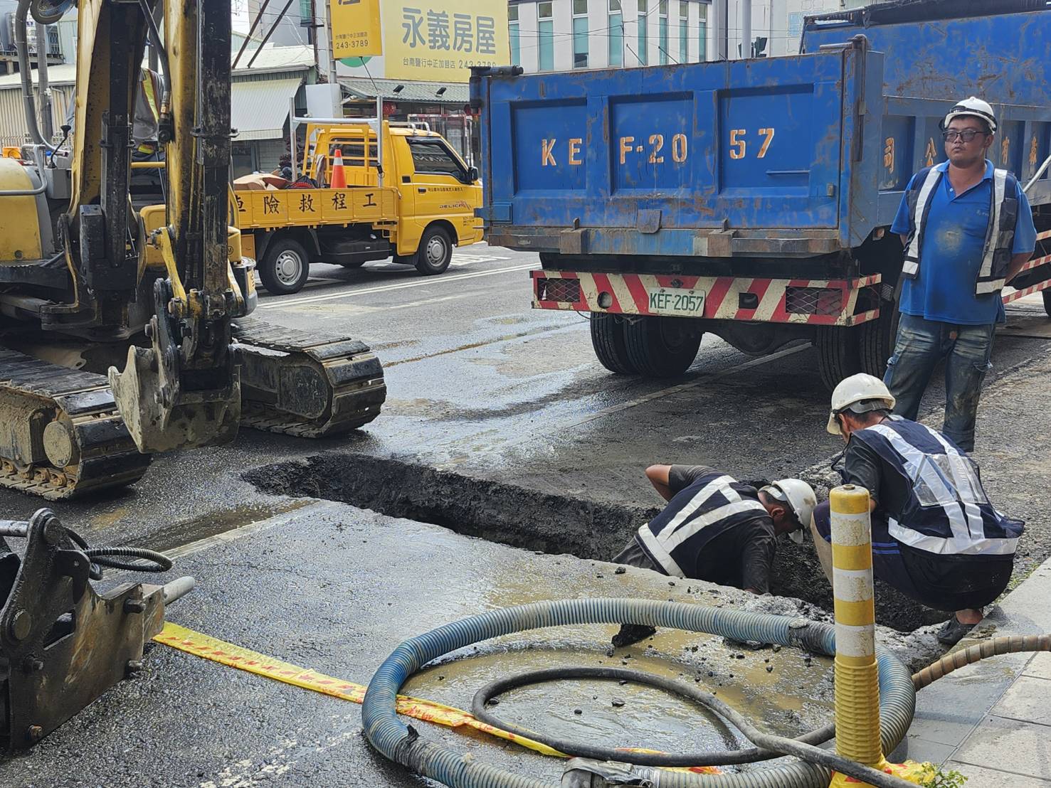台南永康瓦斯外洩案，市府全力協助搶修並究責，黃偉哲：將檢討並強化管線管理