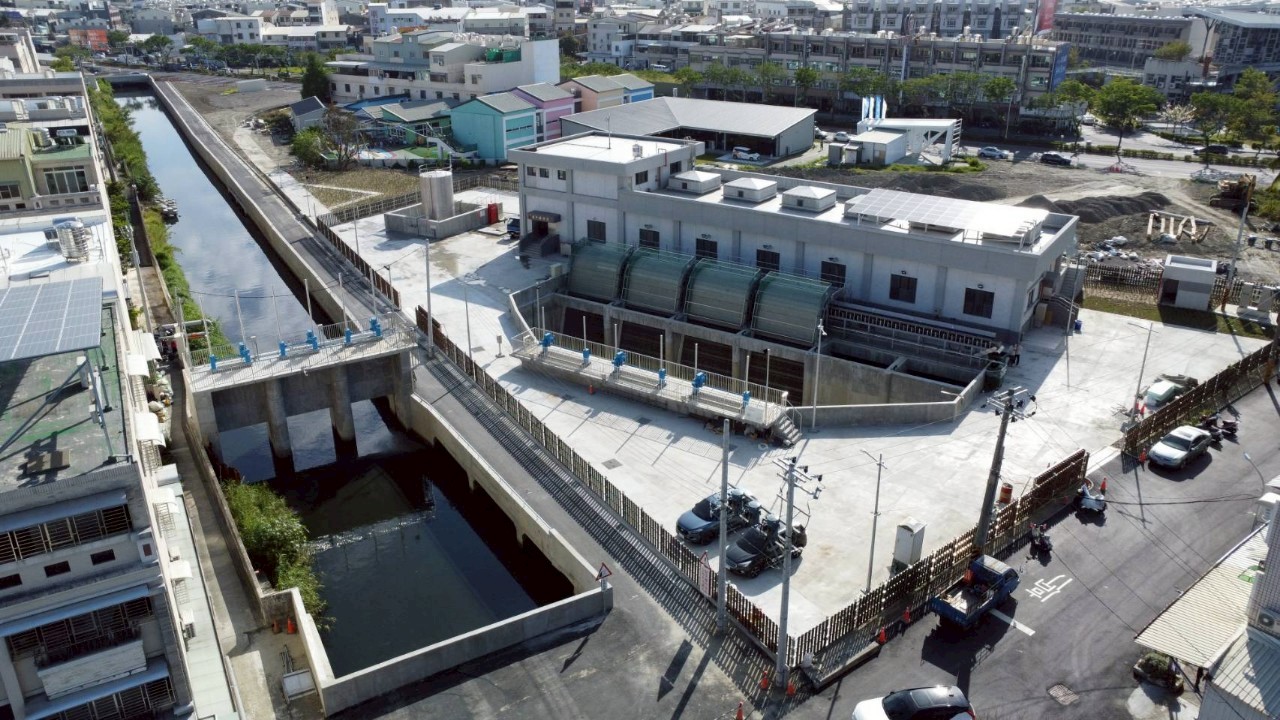 黃偉哲推動滯洪池防汛建設   任內新增9座滯洪池