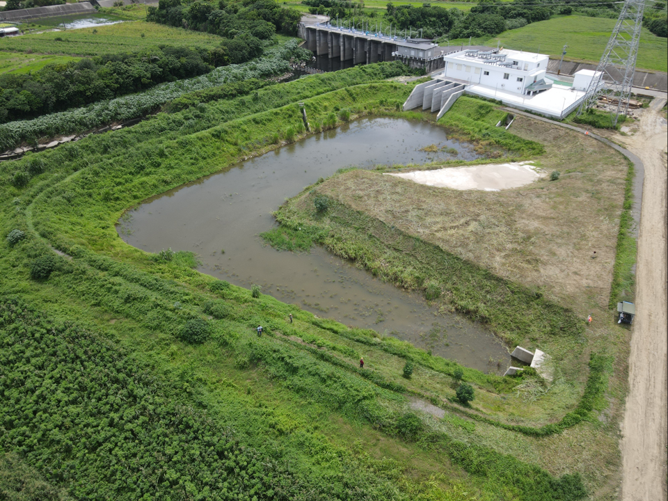 黃偉哲推動滯洪池防汛建設 任內新增9座滯洪池