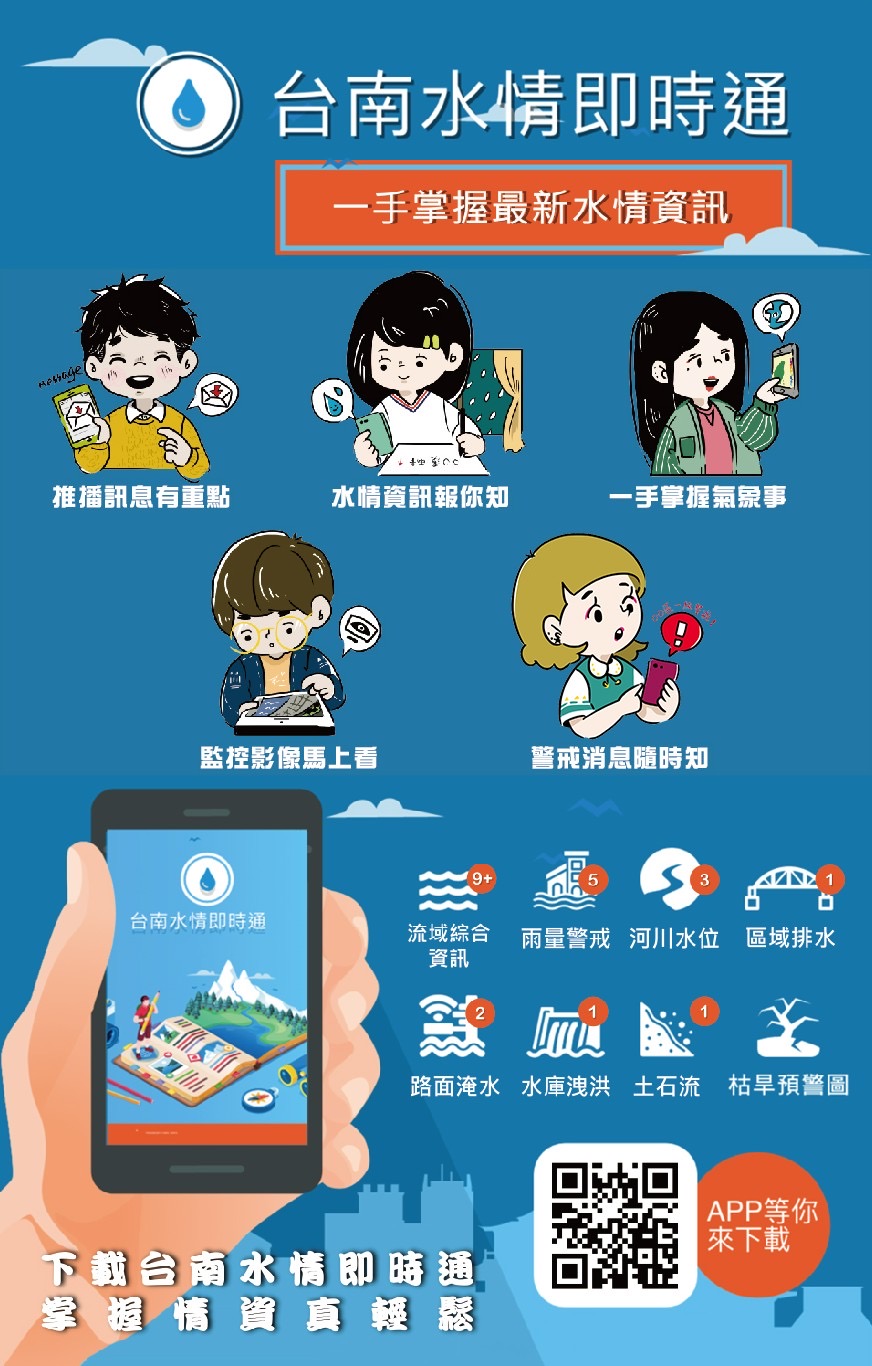台南市透過細胞廣播主動通知　提升預警應變力