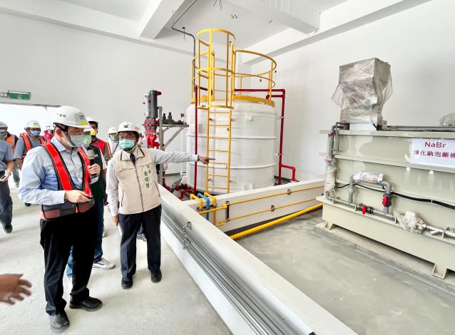 臺南海淡廠產水供應臺南市民生及產業用水 可穩定臺南地區整體產業經濟發展之用水需求