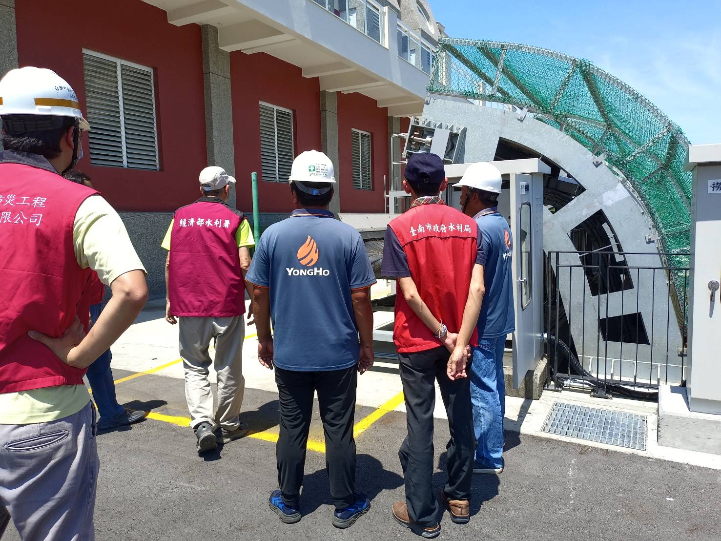 臺南市政府會同水利署抽檢作業，水利設施皆運轉正常