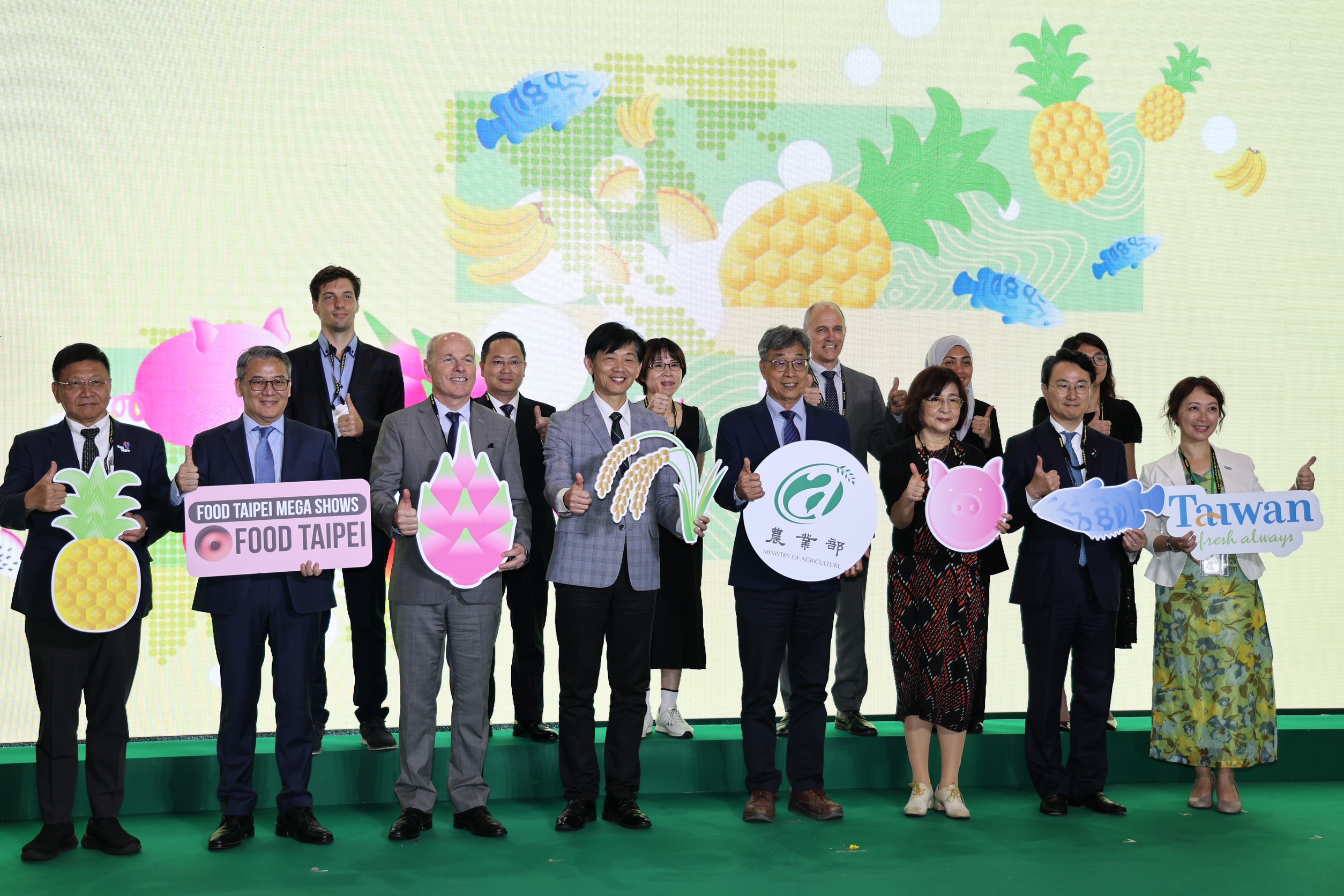 台北國際食品展南港登場 台南館「南得極品」攜手業者農會搶攻商機