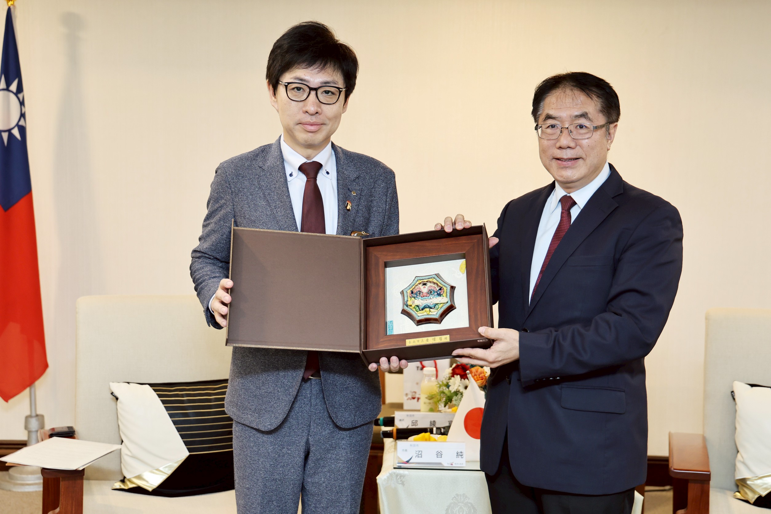 日本秋田市沼谷純市長蒞府拜會 續寫兩市友好情誼新篇章