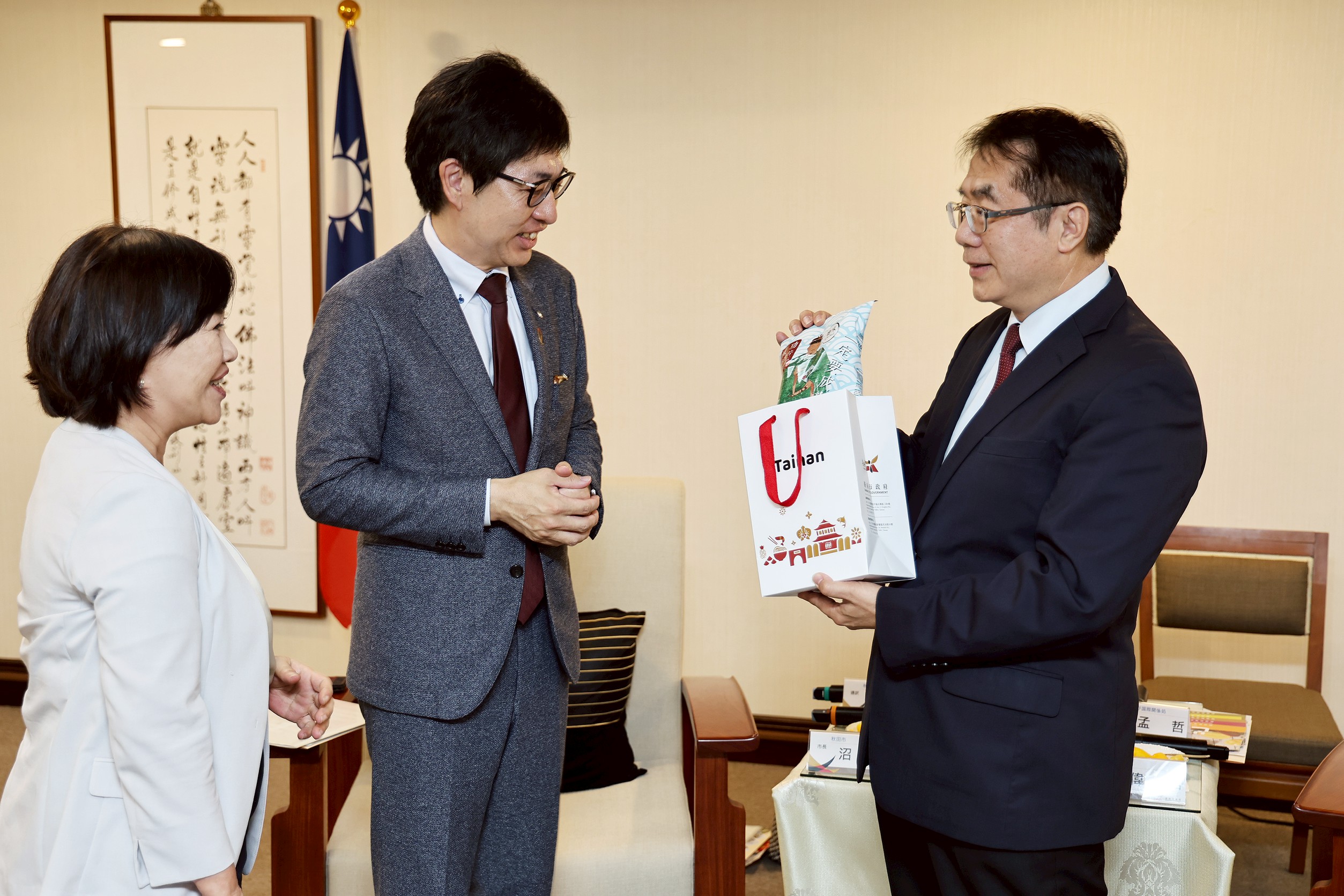 日本秋田市沼谷純市長蒞府拜會 續寫兩市友好情誼新篇章