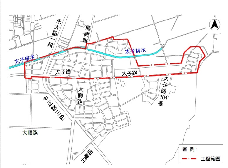 臺南市仁德區污水下水道系統第二期分支管網及用戶接管工程第9標竣工，提升污水接管率及居住環境品質