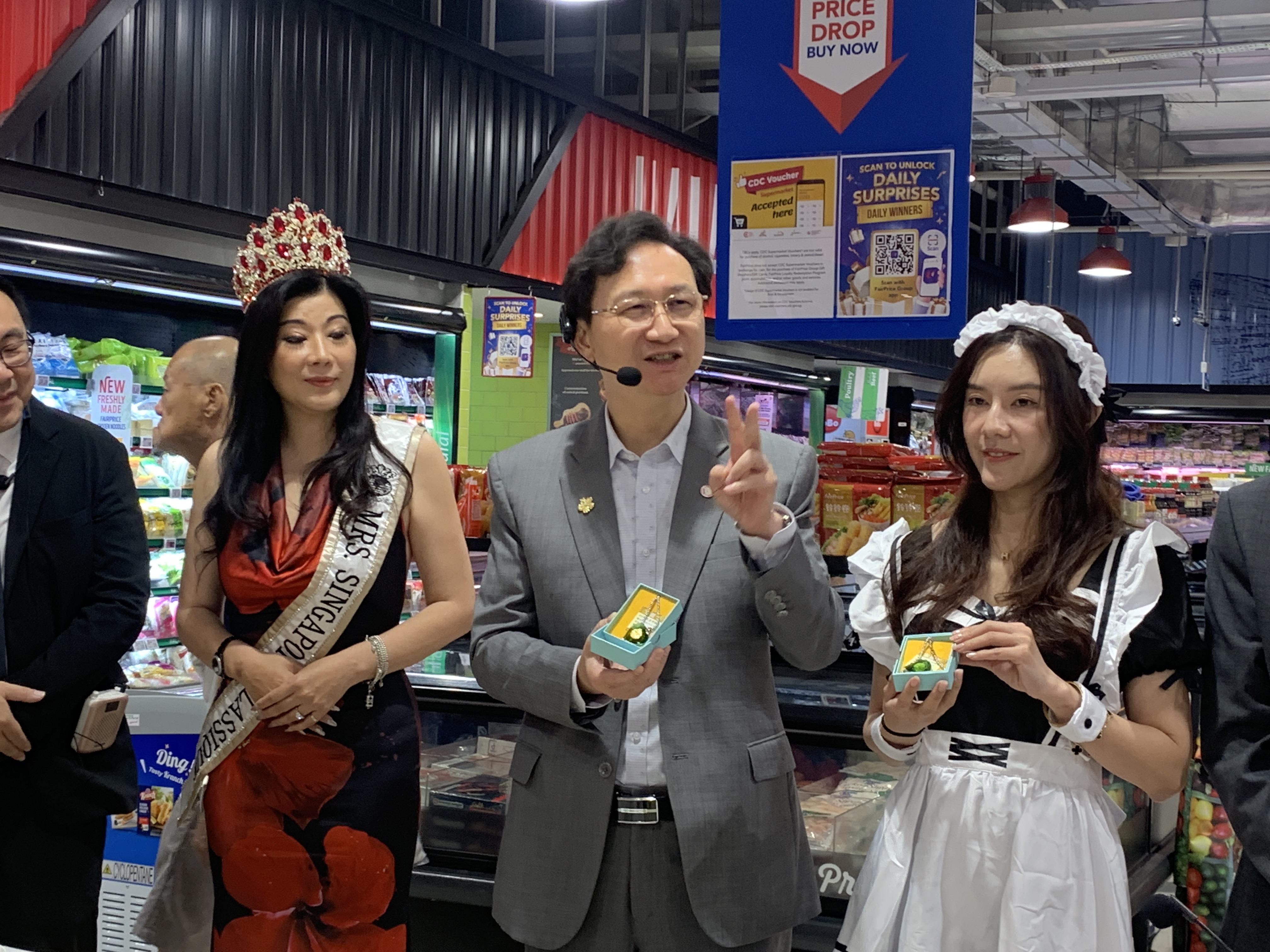 新加坡連鎖超市上架台南芒果 黃偉哲力推成為星國夏日新寵兒