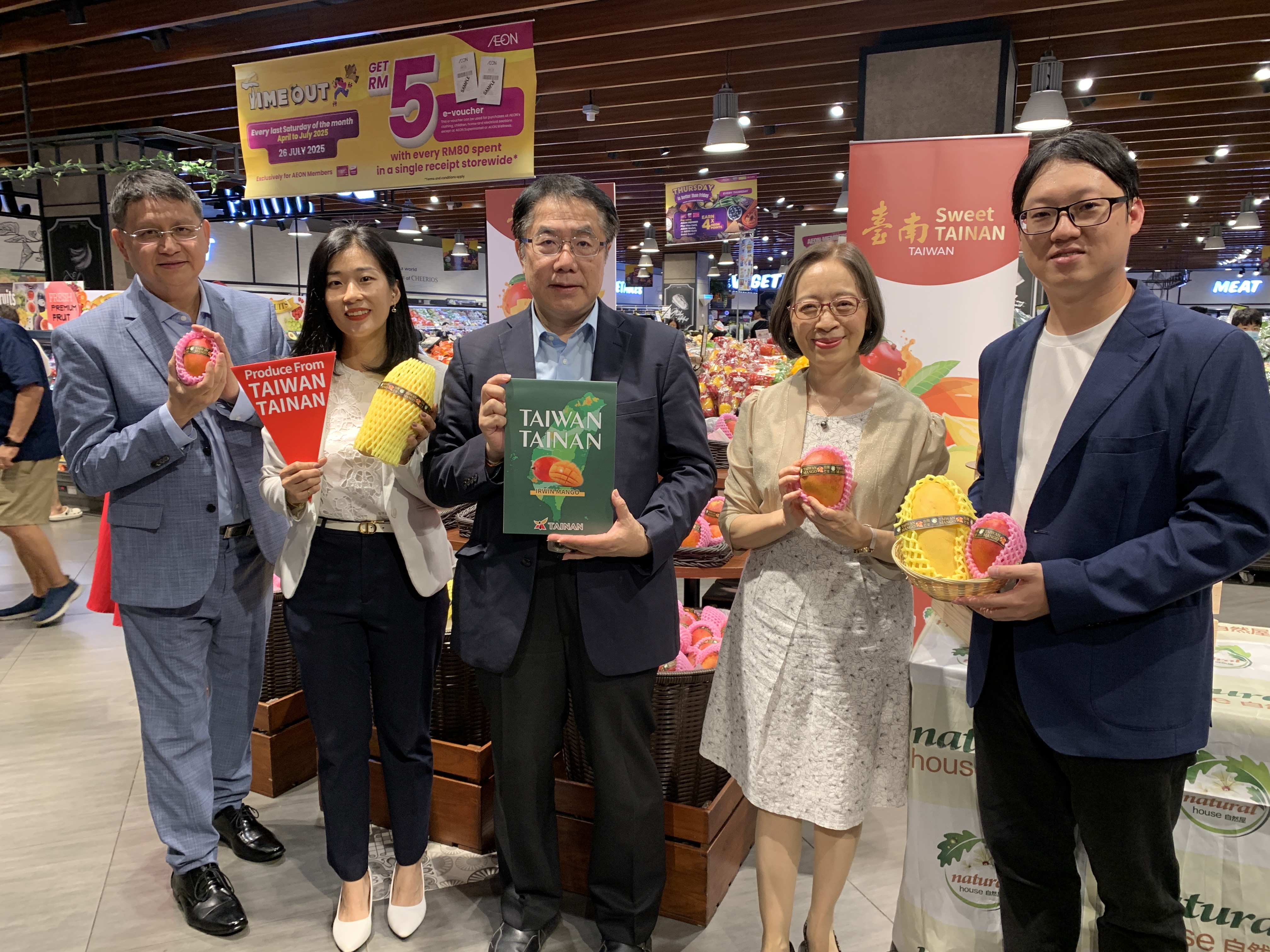 瘋芒再現！黃偉哲攜台南芒果赴大馬甜蜜再出擊