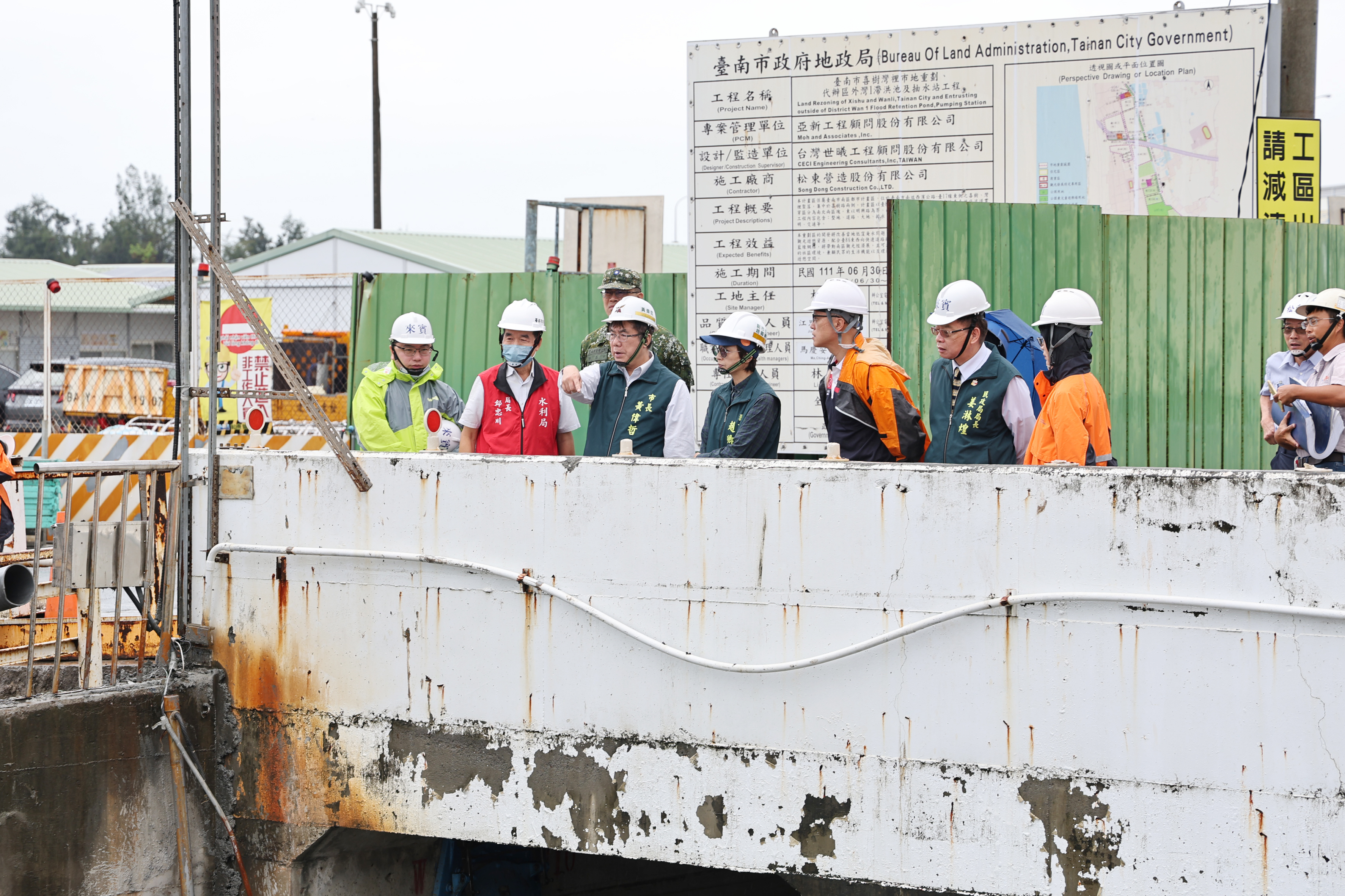 因應丹娜絲颱風來襲  黃偉哲：已預防性撤離9人，並再次巡檢防颱整備工作