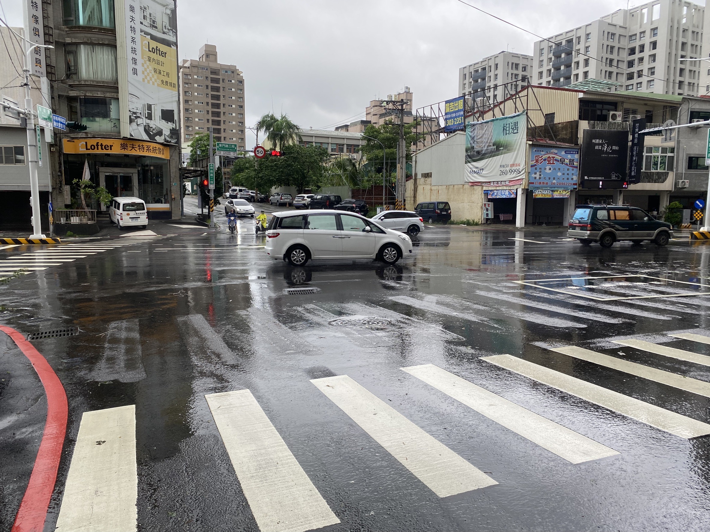 丹娜絲颱風來襲　臺南市治水發揮成效