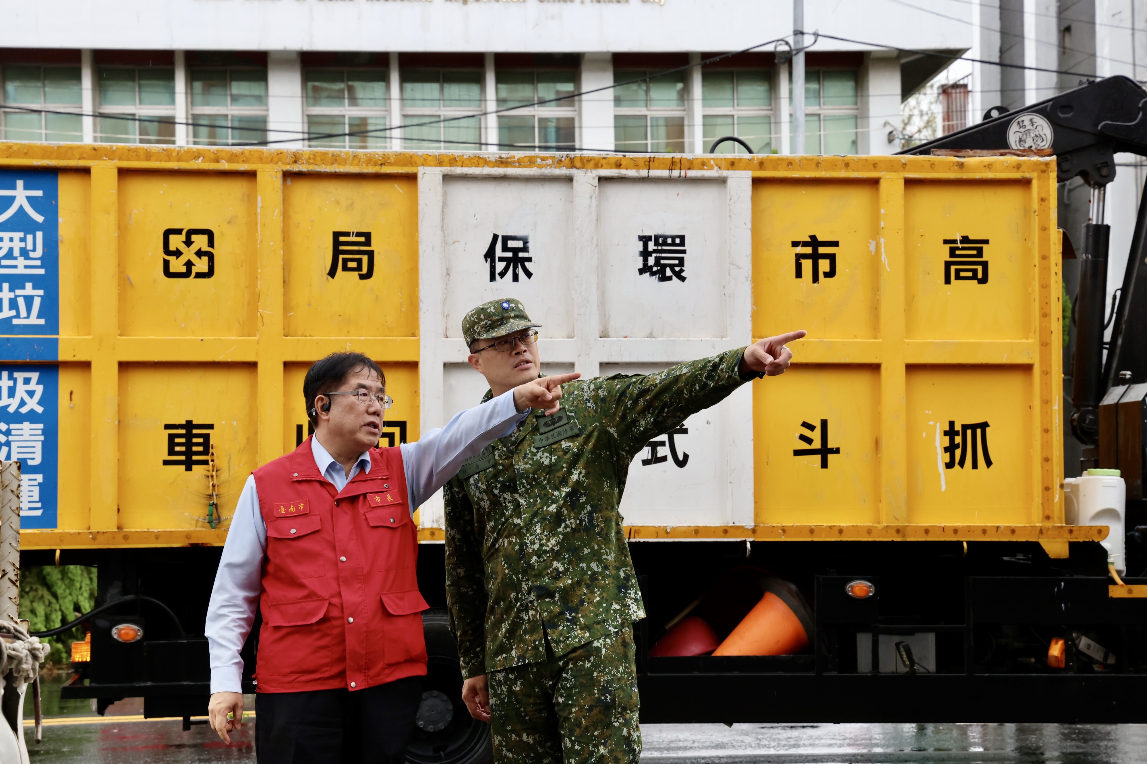 黃偉哲感謝高雄市即時馳援　全力推動台南溪北地區災後復原