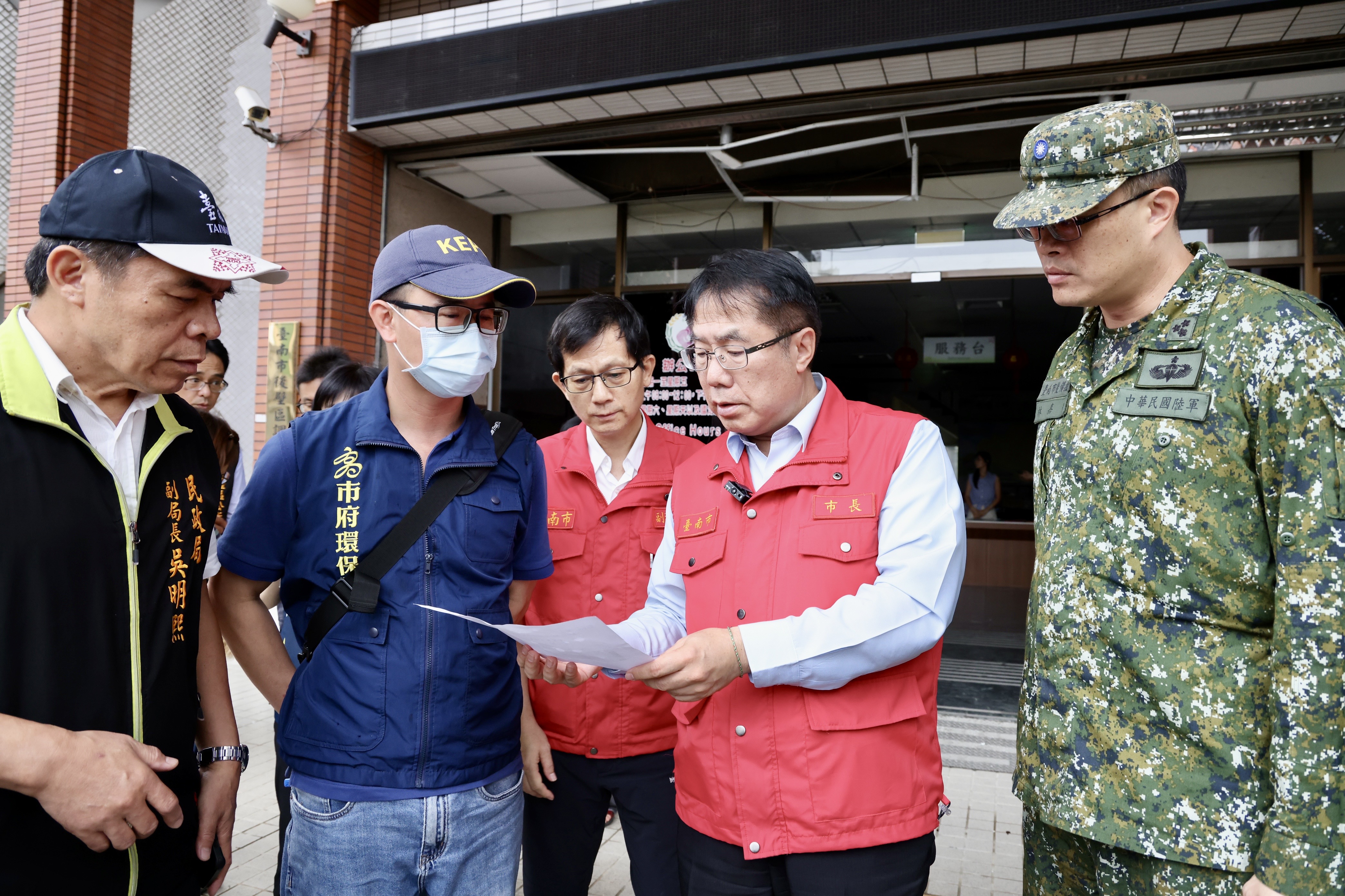 黃偉哲感謝高雄市即時馳援 全力推動台南溪北地區災後復原