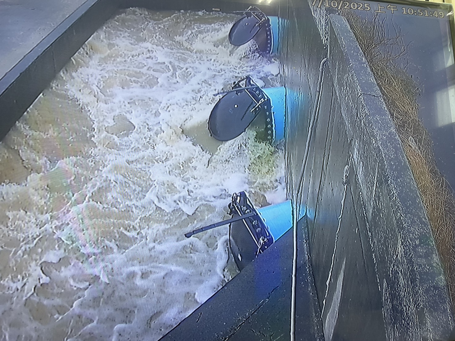 因應低壓帶降雨 台南市水利局積極投入防汛
