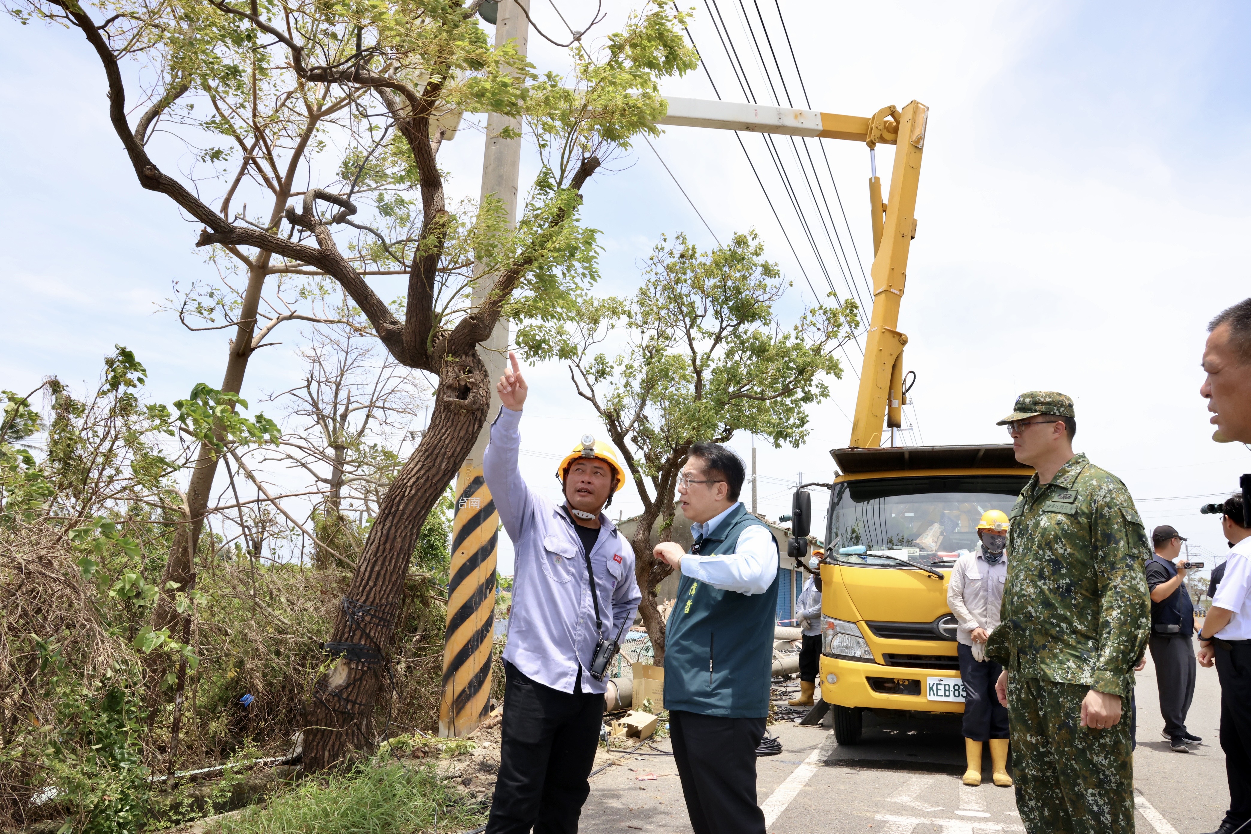 災後復原重建齊心協力 黃偉哲感謝桃園、高雄支援隊及全國各地志工辛勤貢獻
