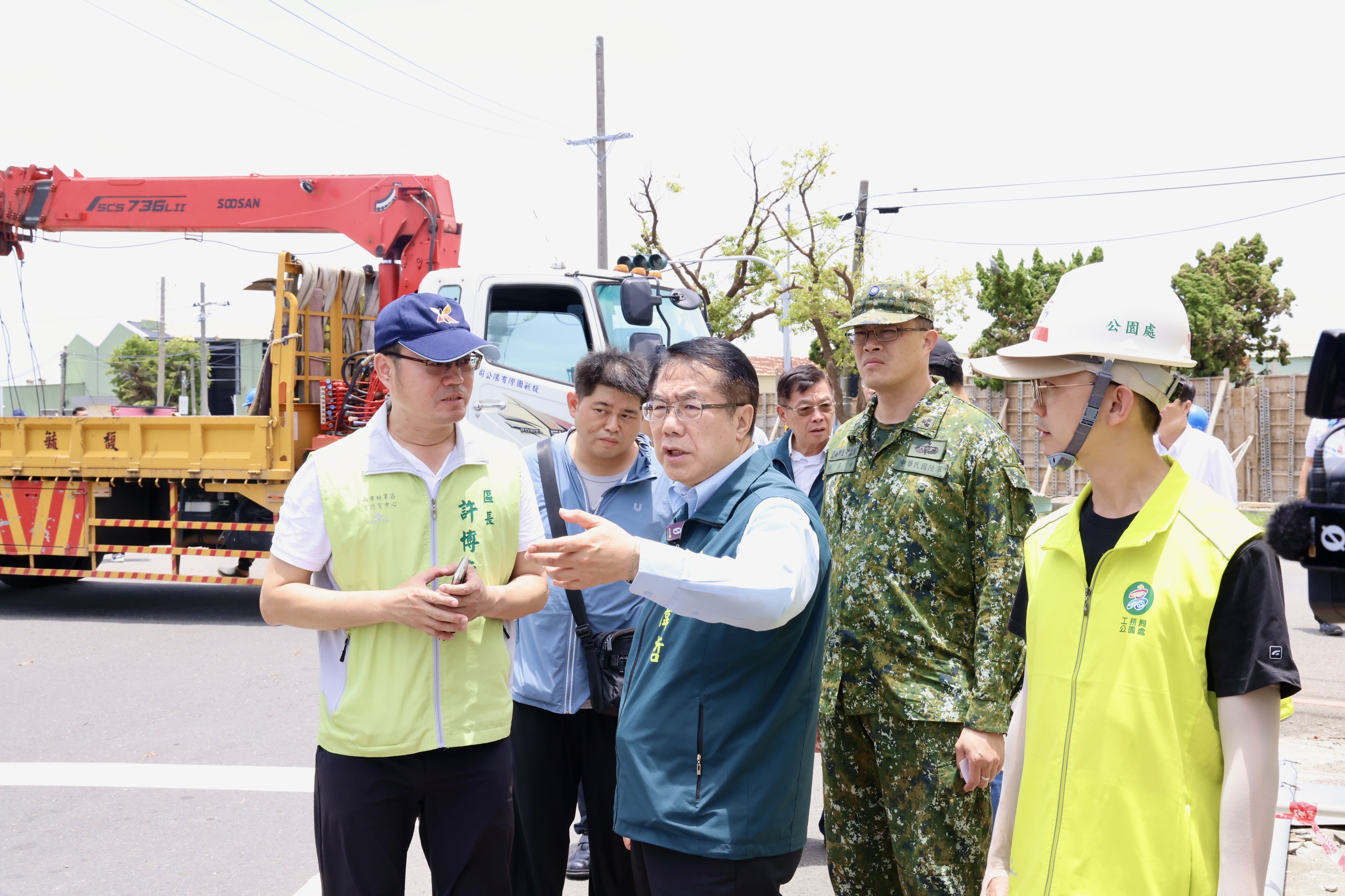 災後復原重建齊心協力 黃偉哲感謝桃園、高雄支援隊及全國各地志工辛勤貢獻