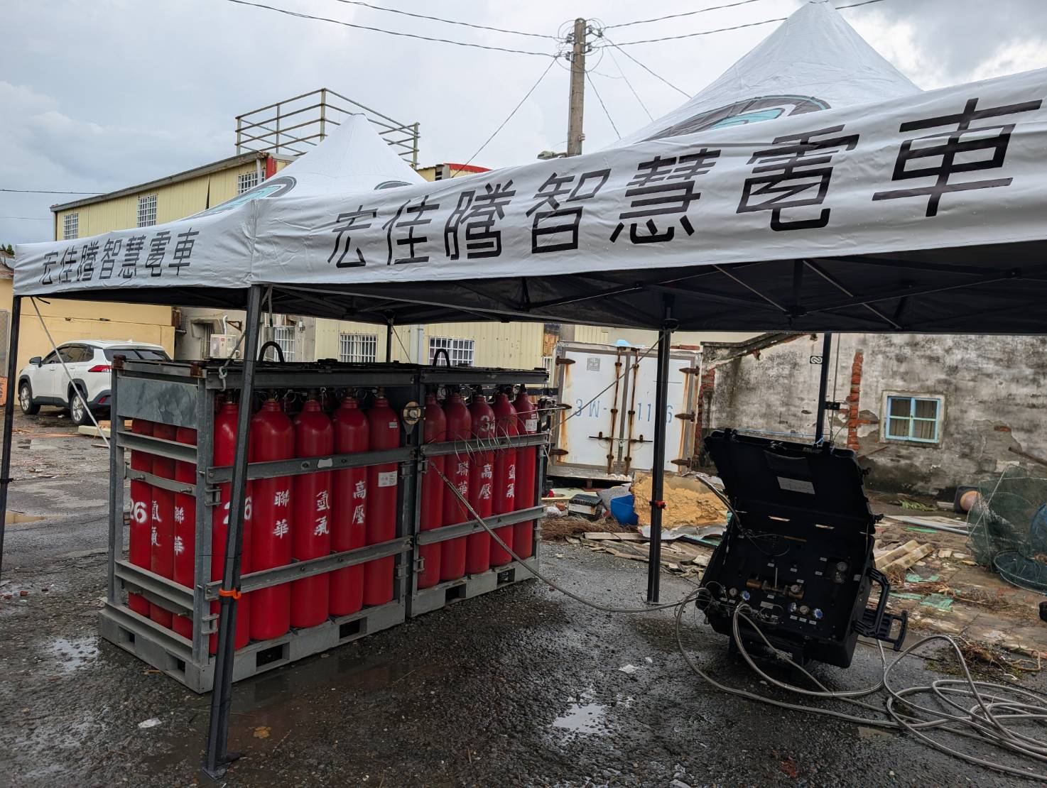 氫能發電供應災區，總統稱許市府作為