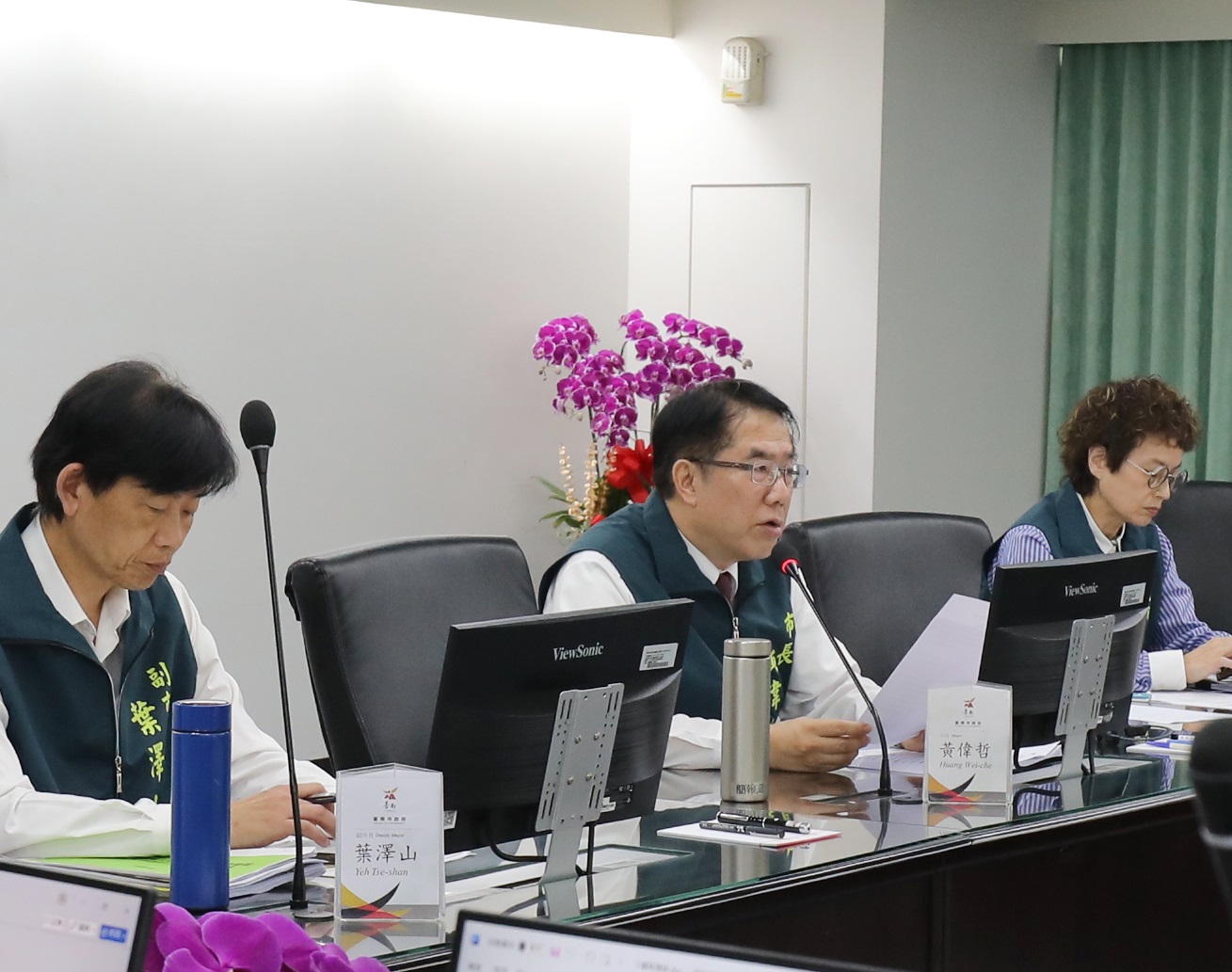 丹娜絲風災搶修本週可望全面復電  黃偉哲指示盡快協助受災屋頂鋪蓋帆布