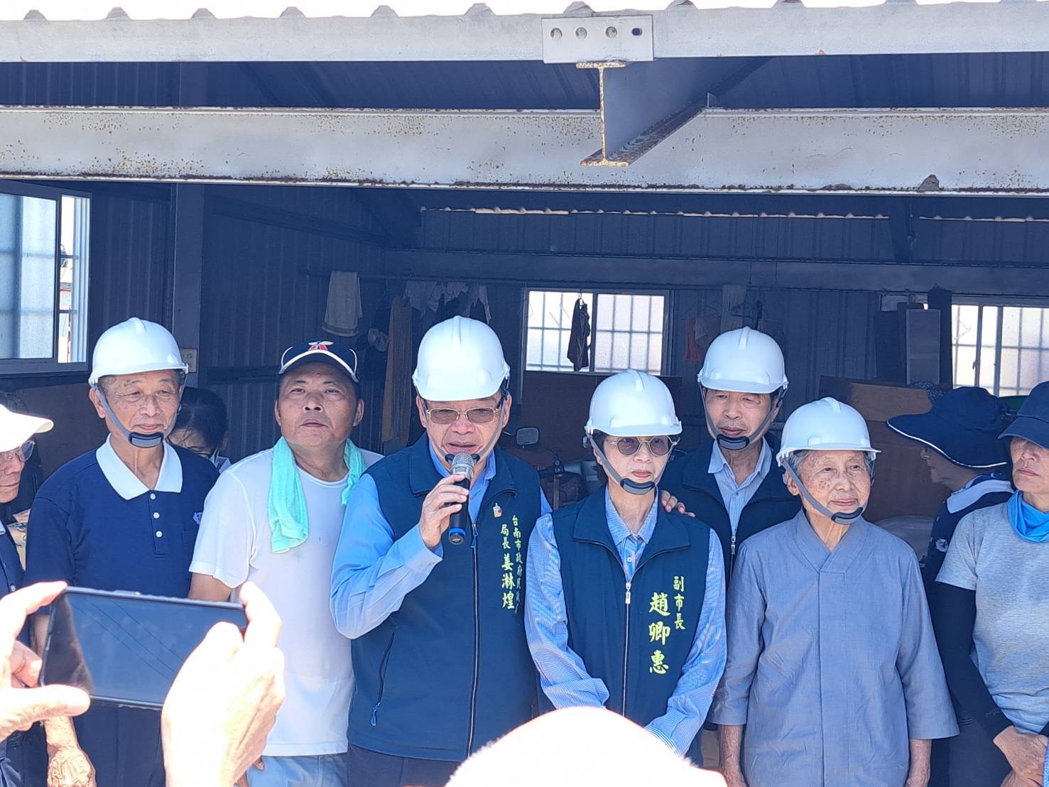 丹娜絲風災後巿府持續關心 南市七股區西寮里長感謝公私能量挹注