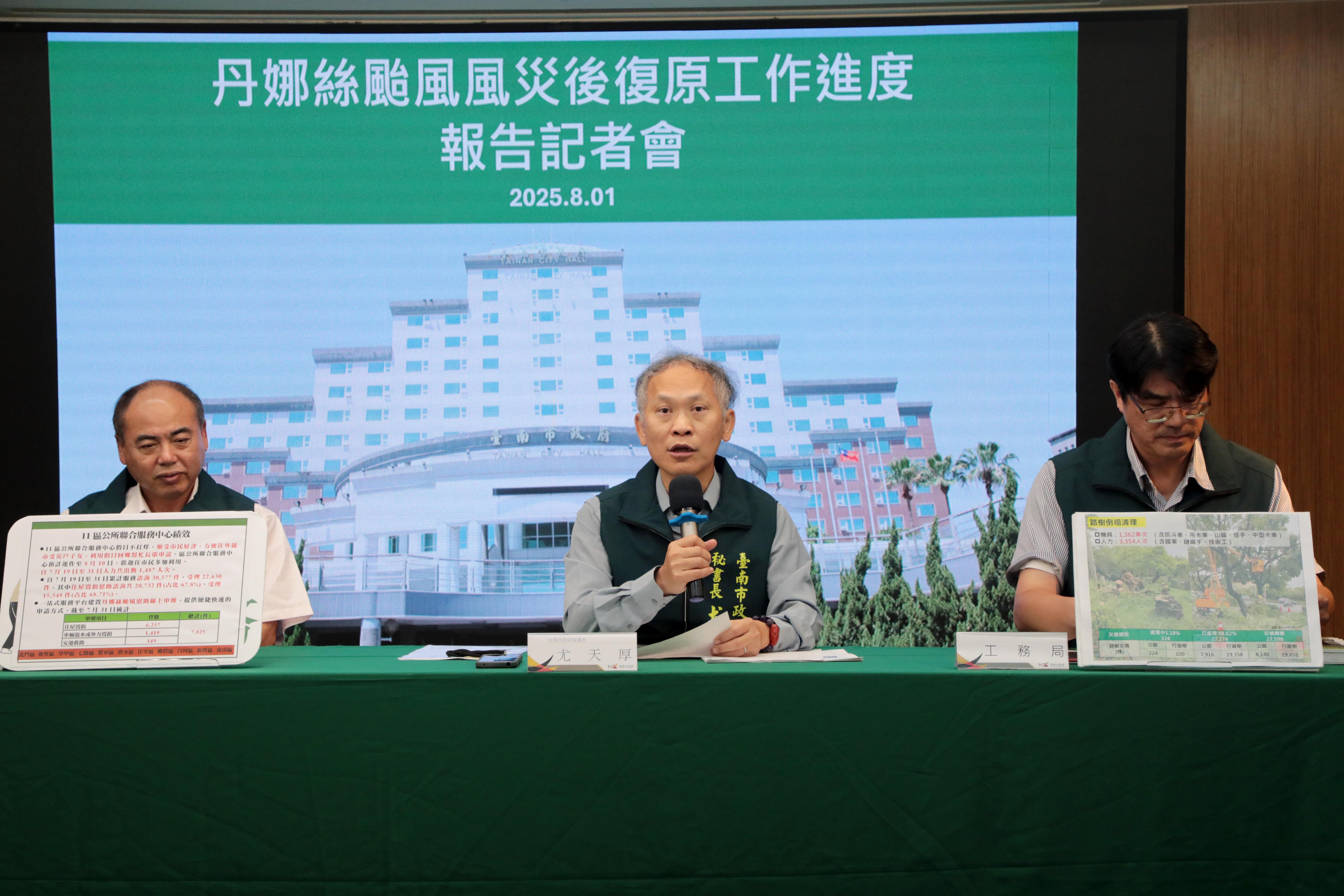 市府公布災後復原進度 貨櫃屋安置與修繕媒合同步啟動