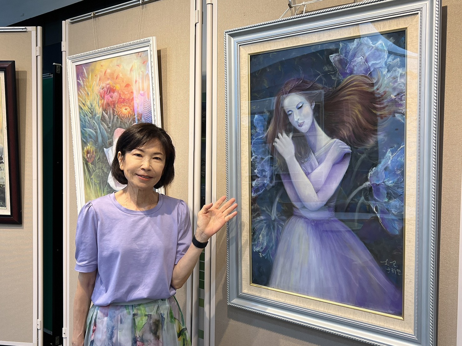 民治市政中心藝文展【劉素君創作個展粉彩•呢喃】