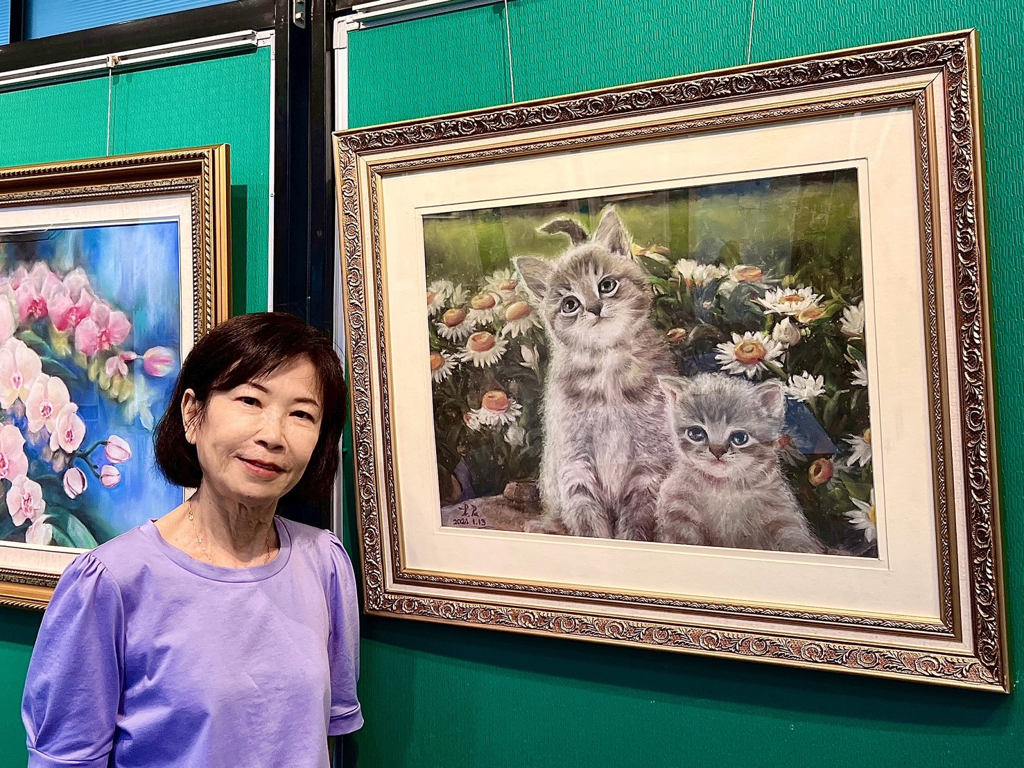 民治市政中心藝文展【劉素君創作個展粉彩•呢喃】