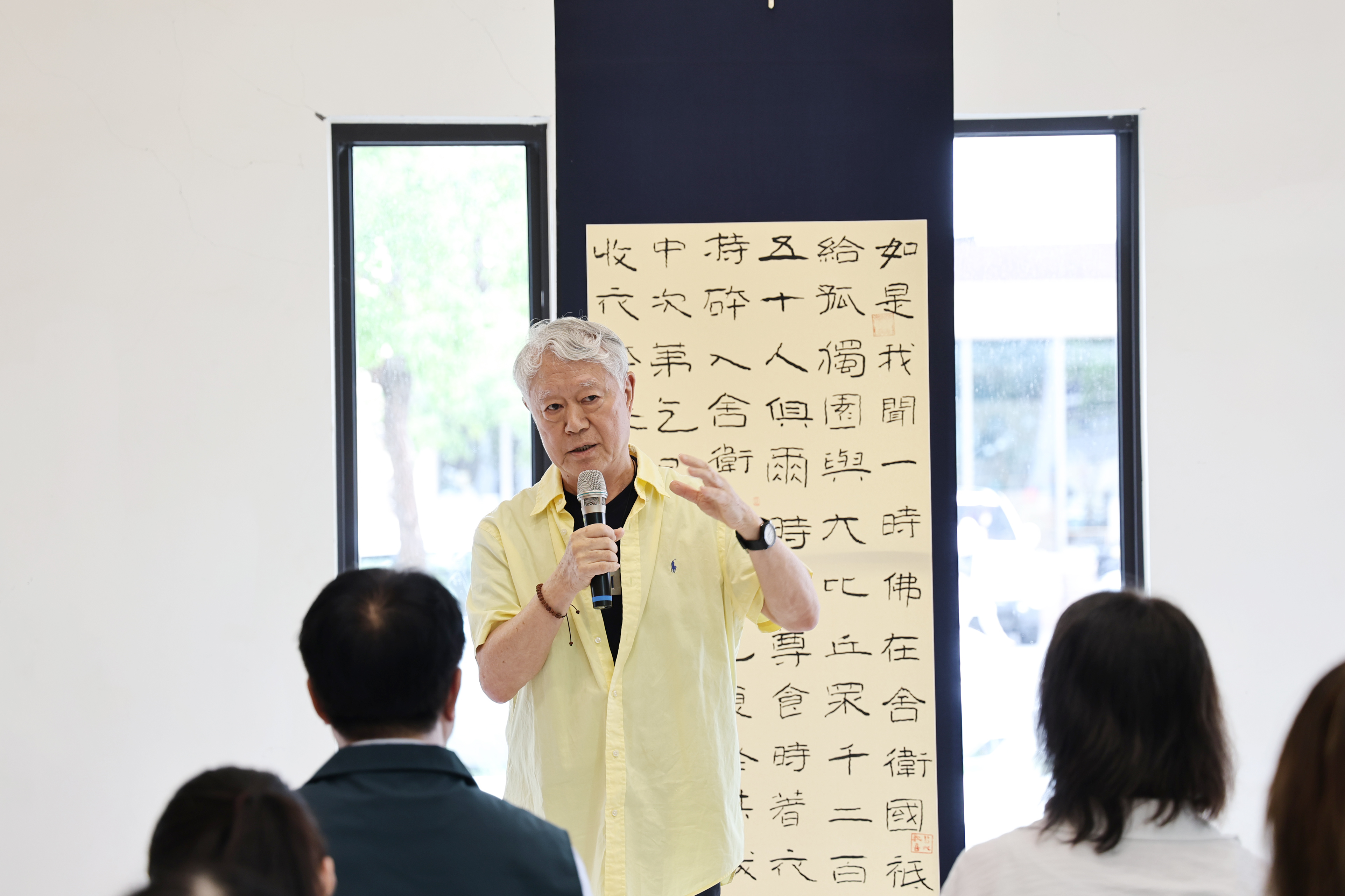 知名藝術家蔣勳義賣書法作品《金剛經》助台南重建 黃偉哲感謝各界公私協力齊響應捐助