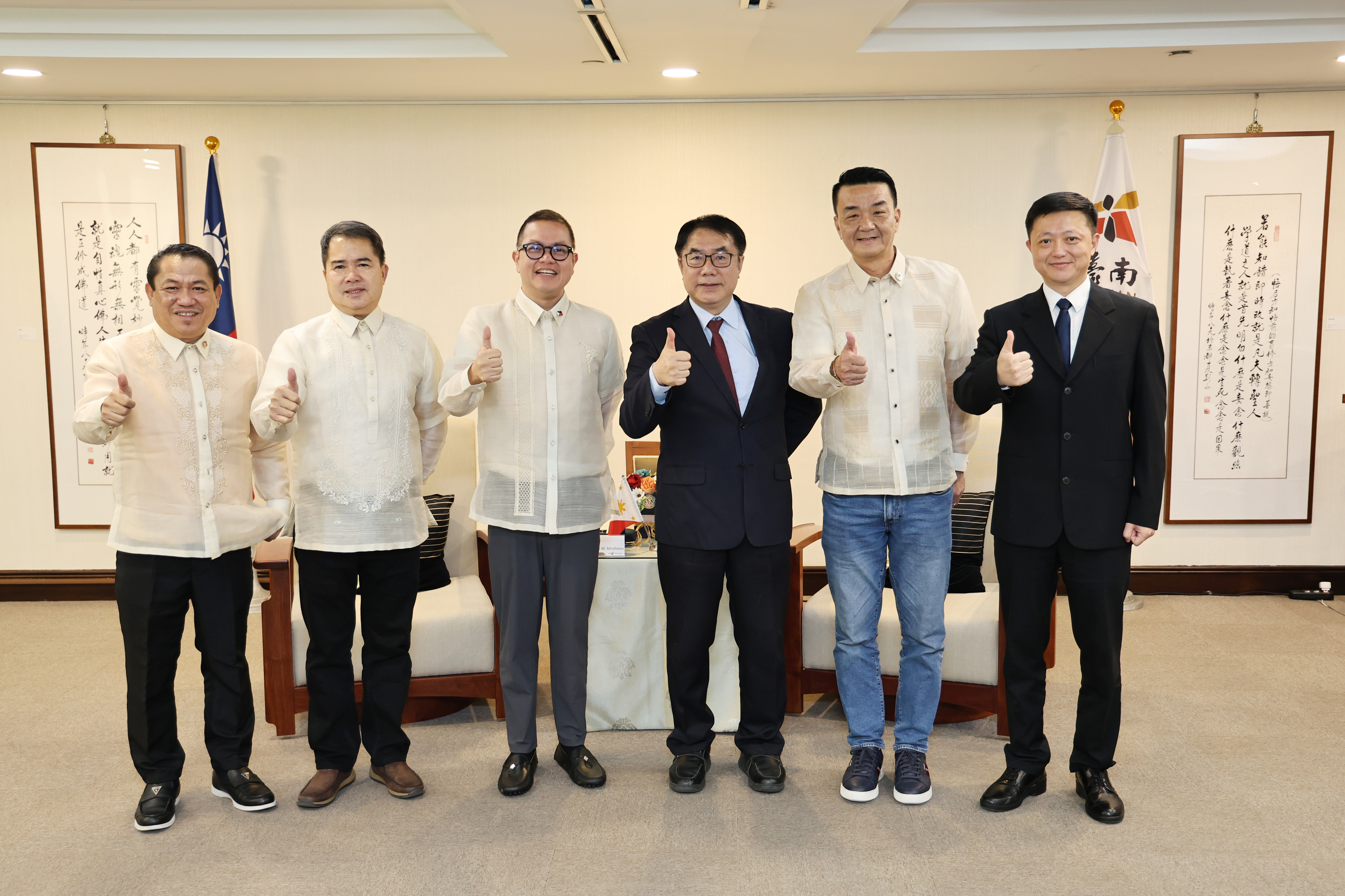 菲律賓阿克蘭省長拜會台南市長 黃偉哲盼拓展台菲國際友誼版圖