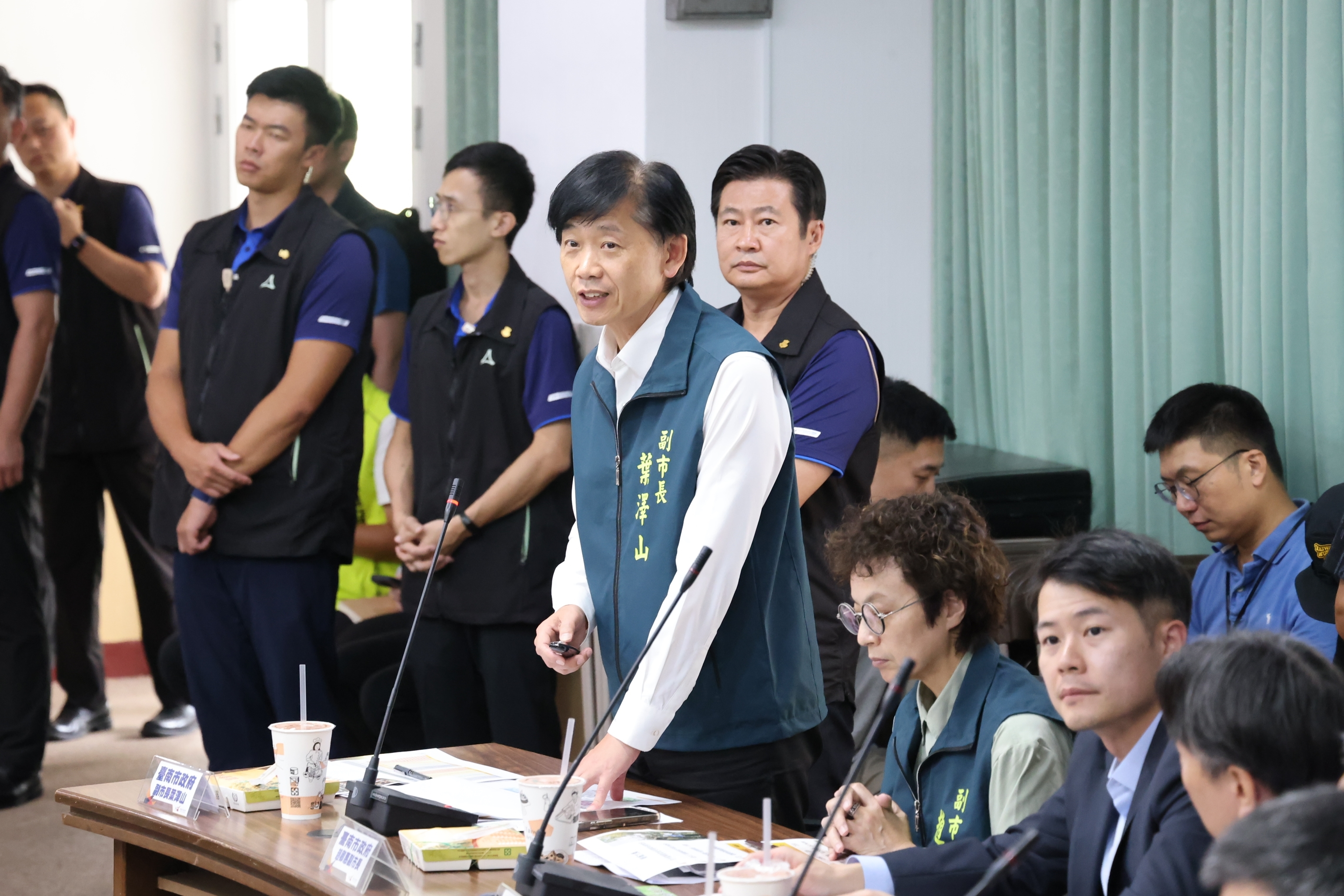 賴總統赴雲嘉南前進指揮所視察災後復原 黃偉哲感謝中央支持加速修繕
