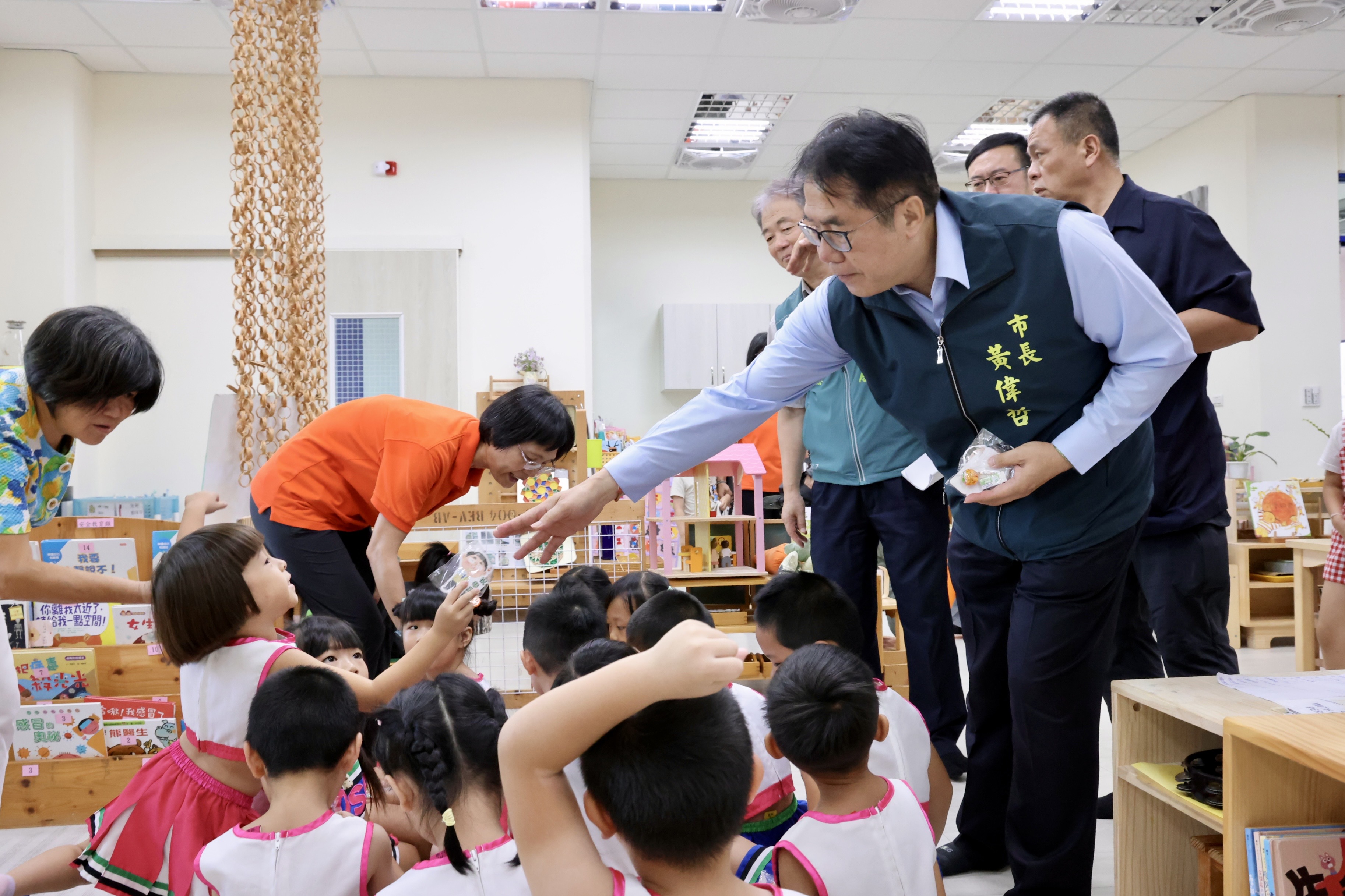 台南5所新建公共化幼兒園啟用 黃偉哲：提供平價優質教保 讓家長更放心